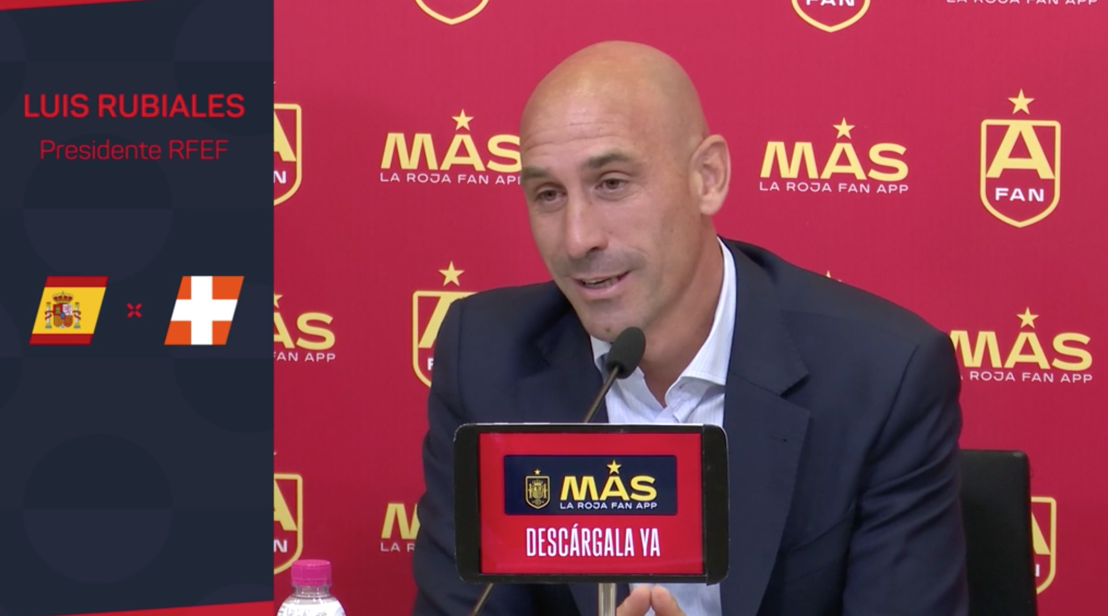 Rubiales: “¿La renovación de Luis Enrique? No ha cambiado nada”