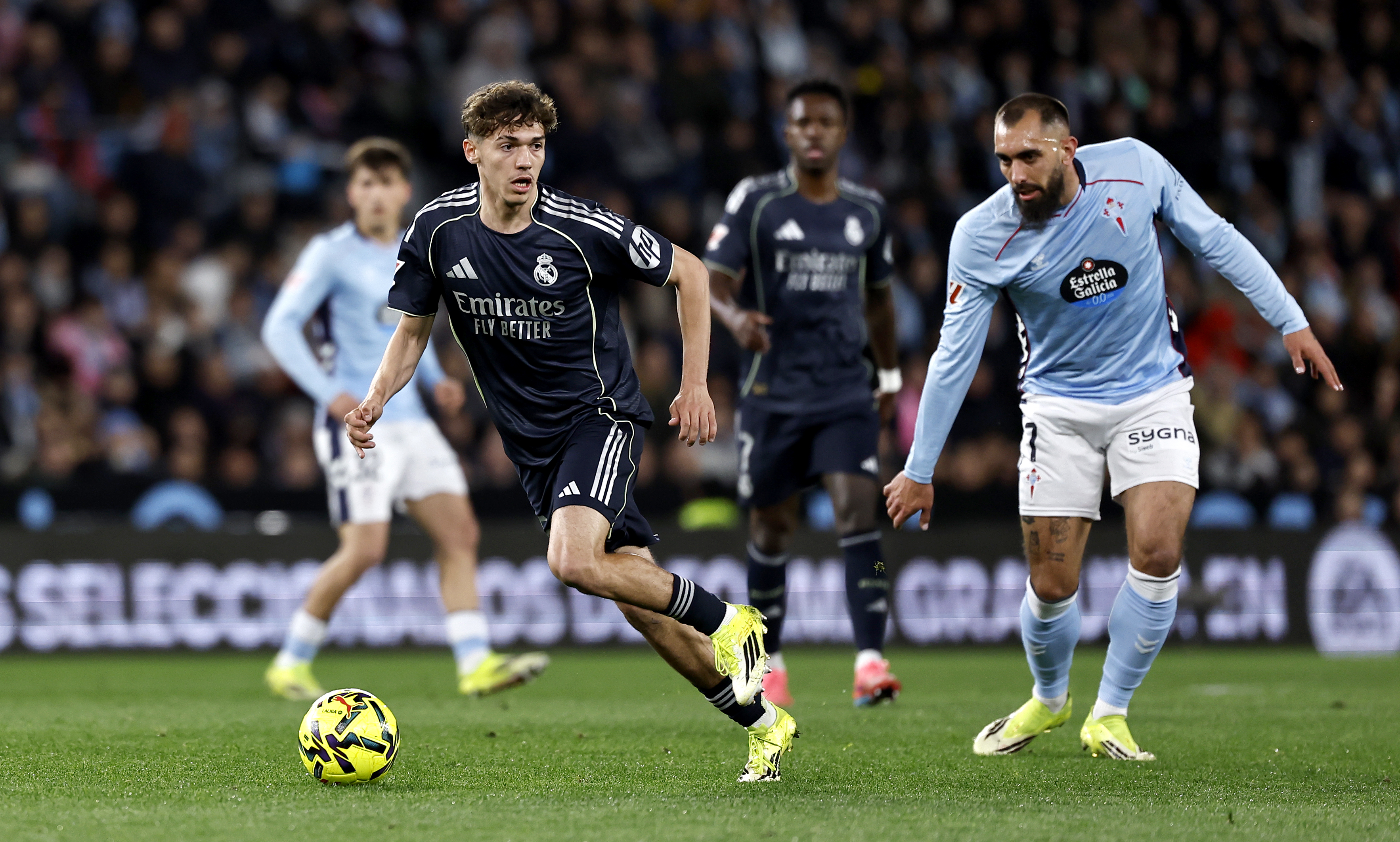 06/03/26 PARTIDO PRIMERA DIVISION CELTA DE VIGO - REAL MADRIDTHIAGO PITARCH BORJA IGLESIAS 