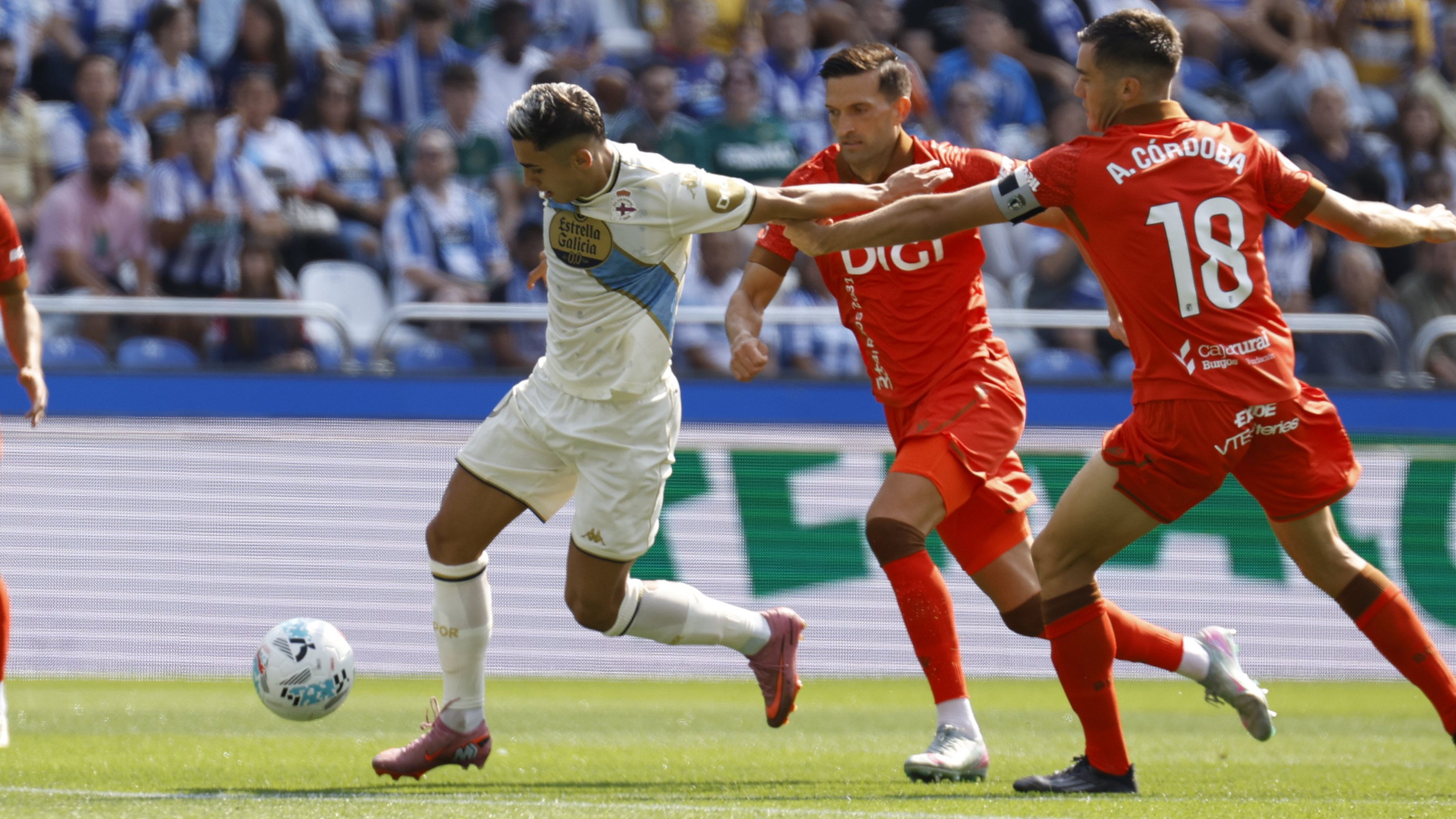 Depor y Burgos se reparten respeto