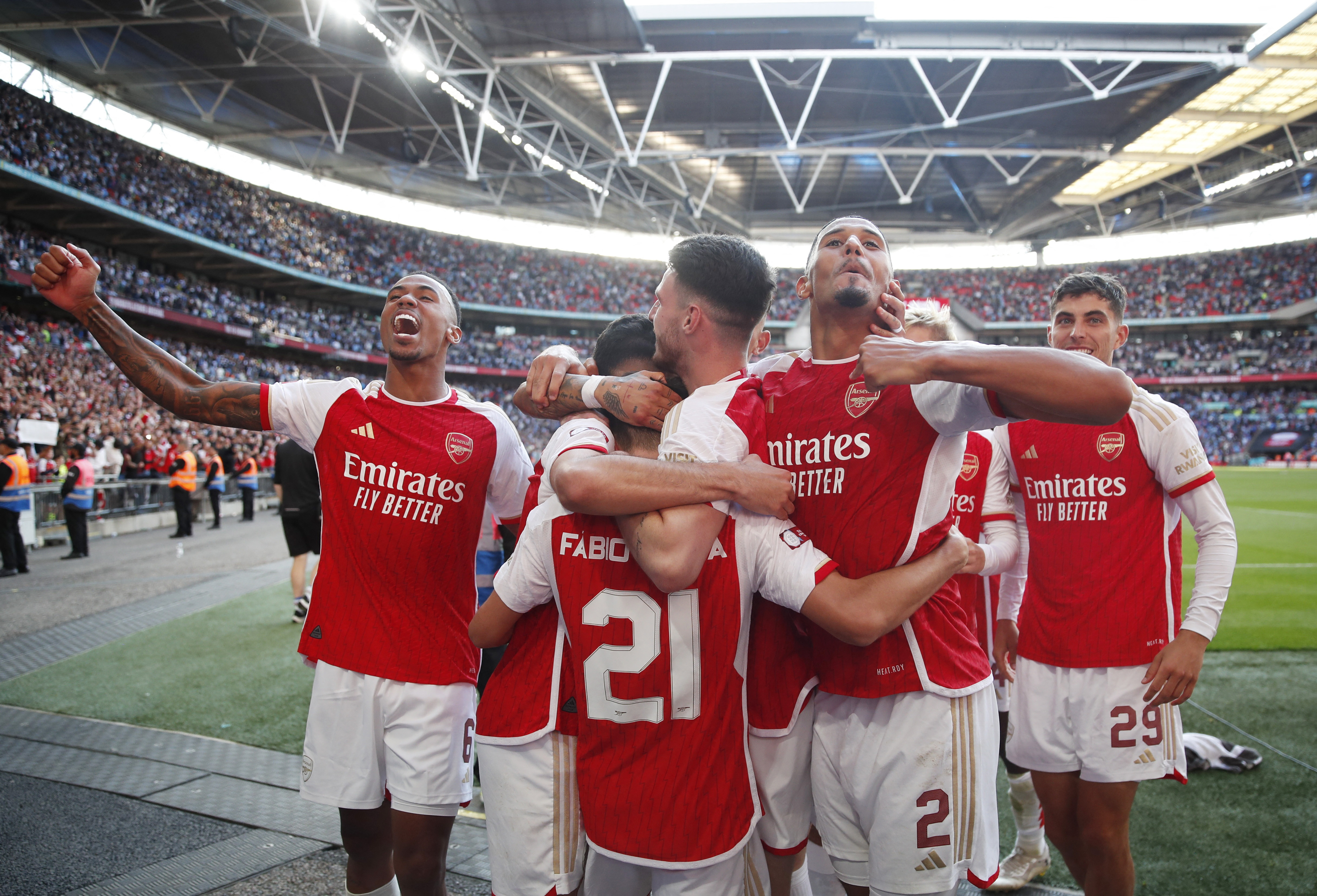 Resumen y goles del Arsenal FC vs. Manchester City de la FA Community Shield