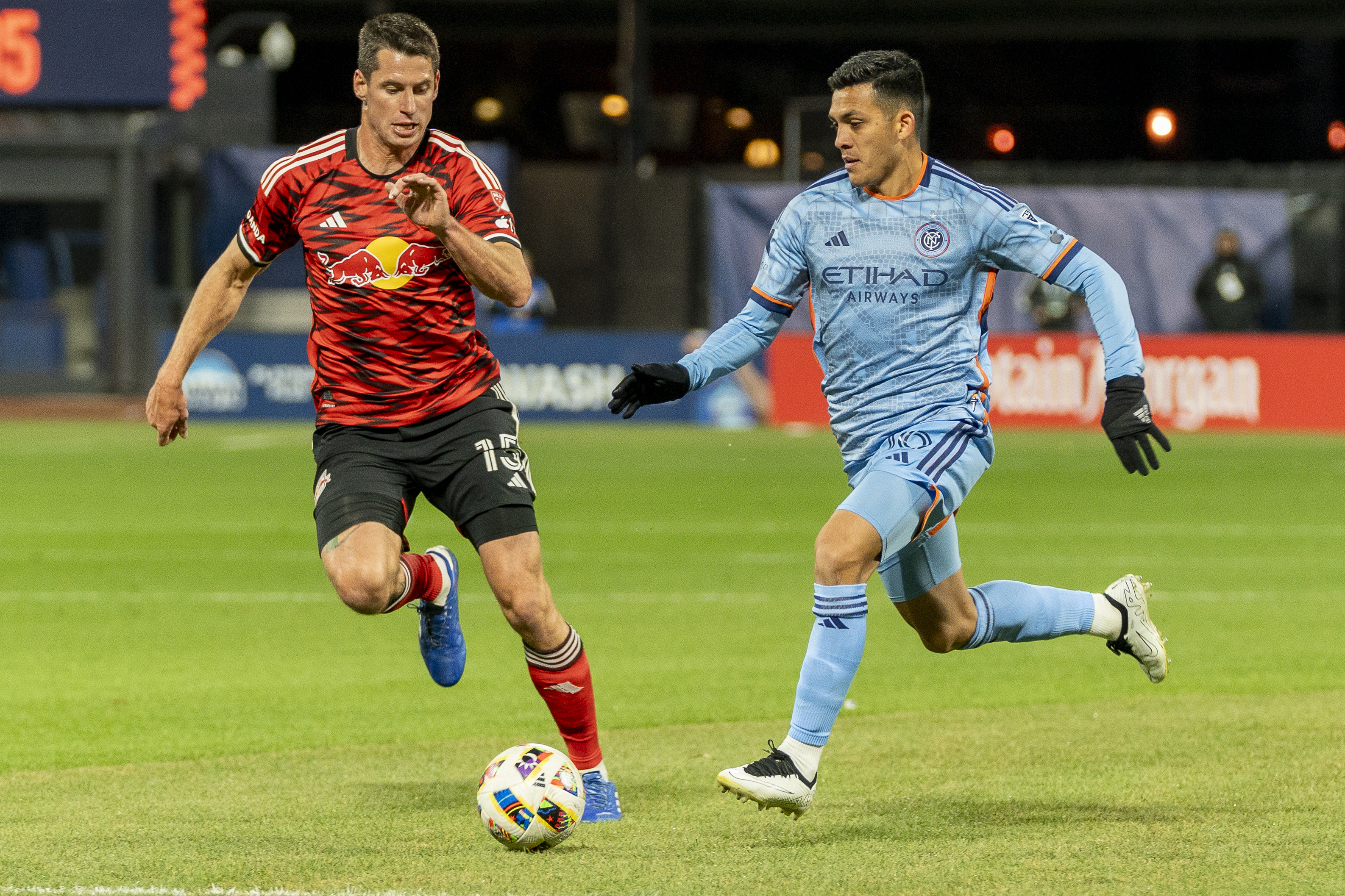 The New York Red Bulls overcame New York City FC in the Conference Semi-final.