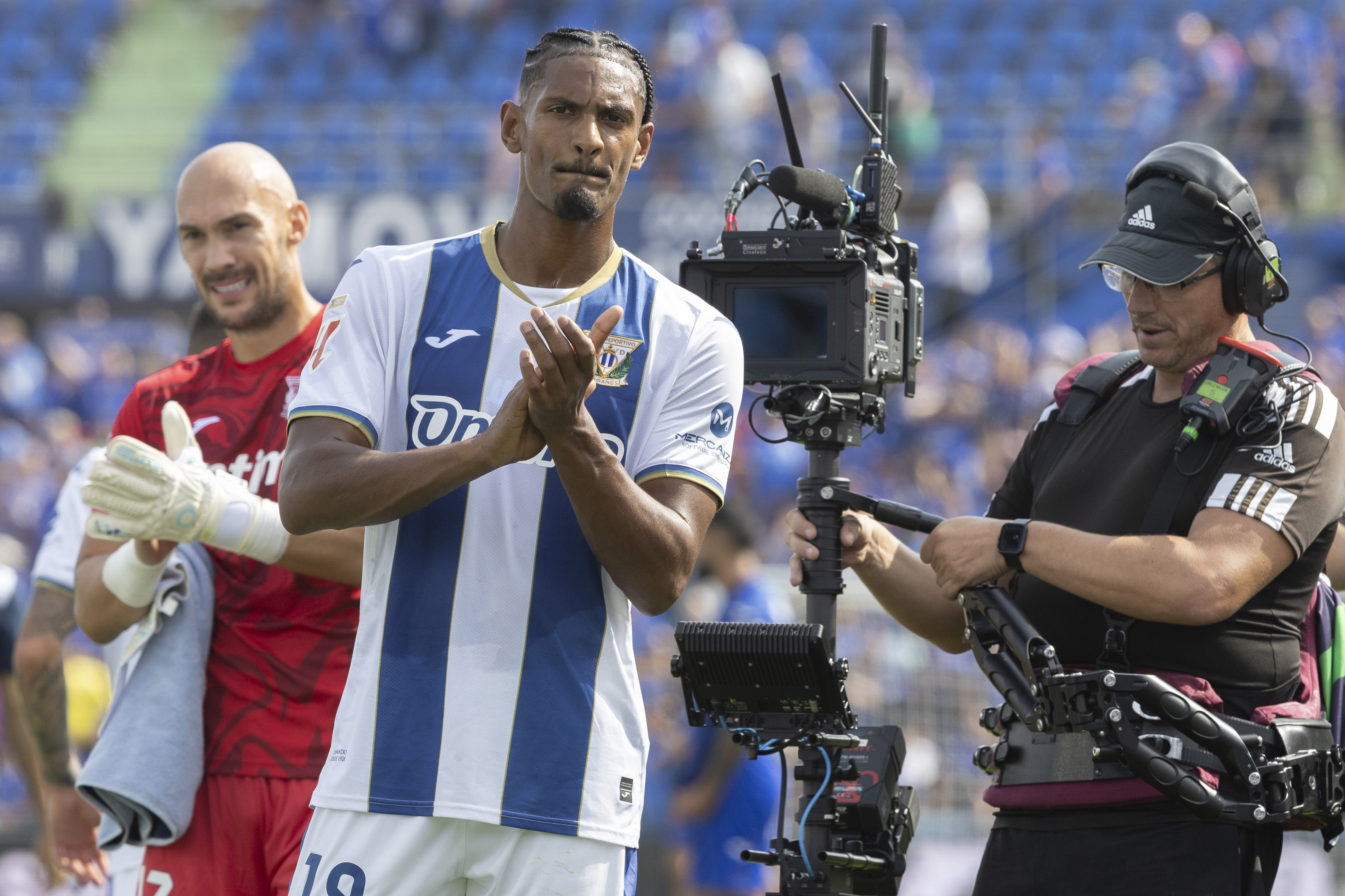 22/09/24
PARTIDO DE FUTBOL PRIMERA DIVISION
GETAFE CF - CD LEGANES
SALUDO DE LOS JUGADORES DEL CD LEGANES A SUS SEGUIDORES - DIMITROVIC - SEBASTIEN HALLER