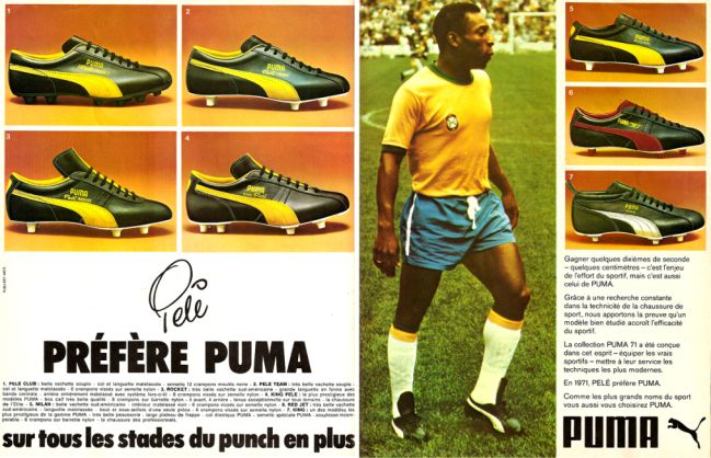Pelé y Maradona, los mayores embajadores de Puma AS Chile