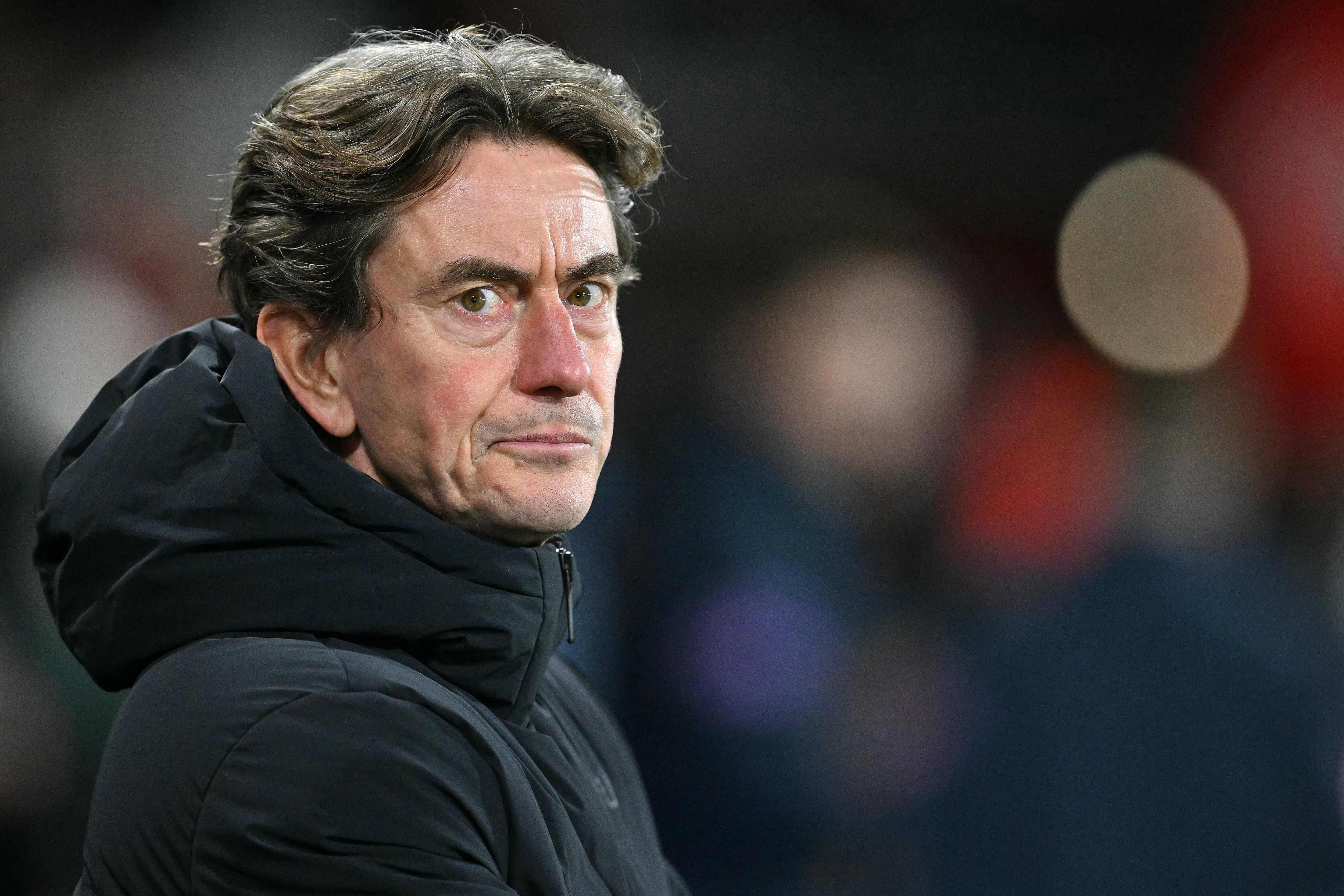 Tottenham coach Thomas Frank spotted drinking from Arsenal cup