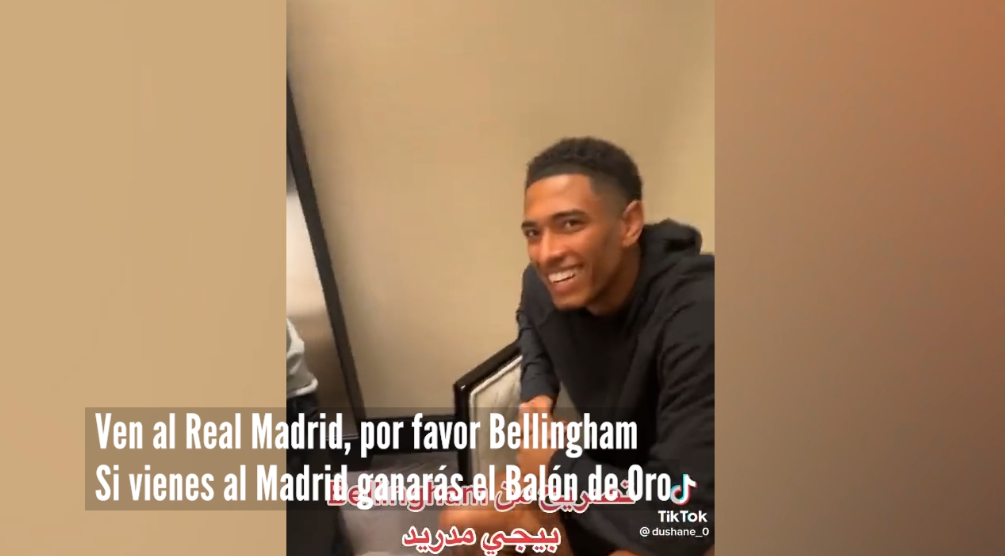 Un fan le dice a Bellingham que si va al Madrid ganará el Balón de Oro: ojo a su respuesta