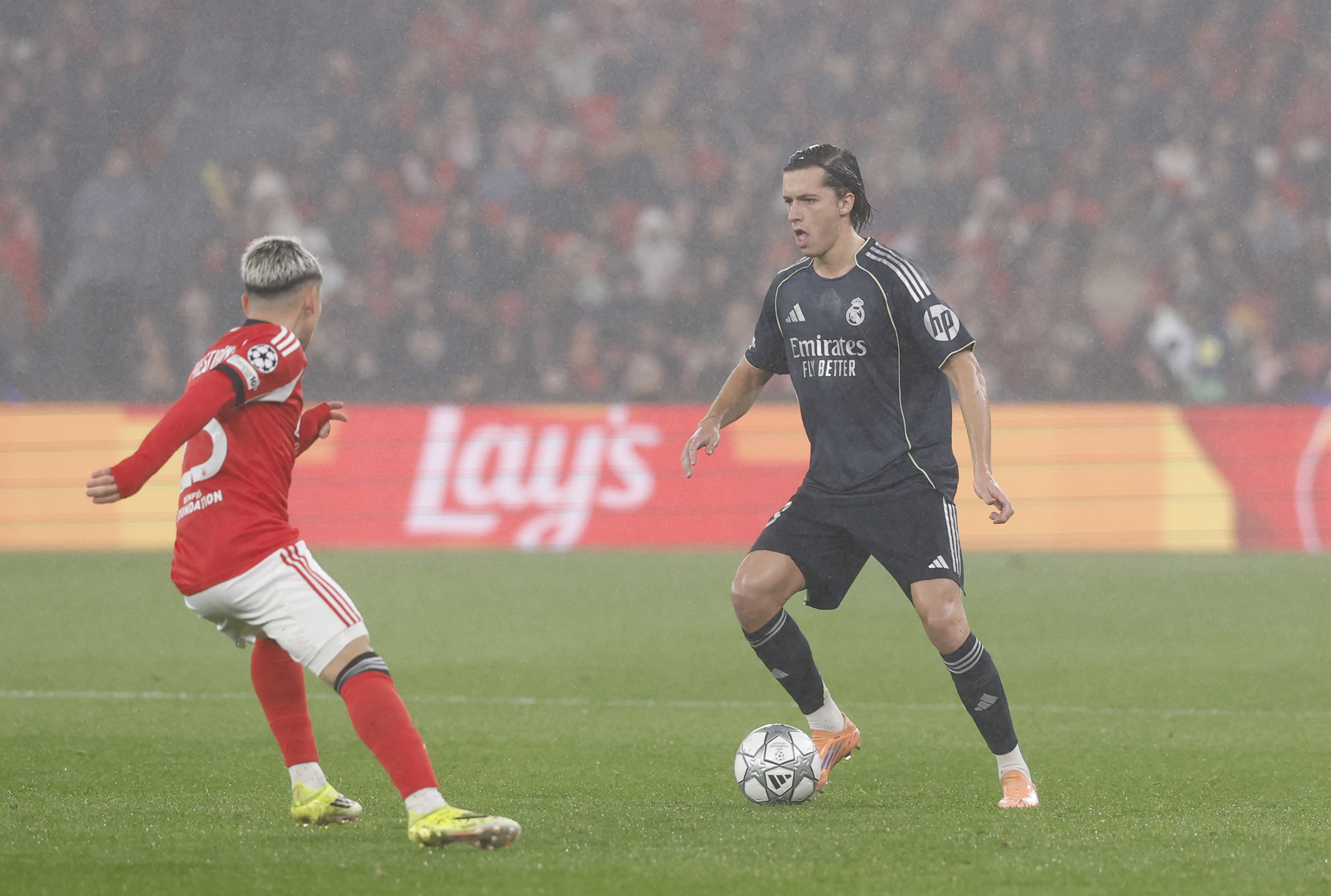 28/01/26 PARTIDO UEFA CHAMPIONS LEAGUE BENFICA REAL MADRID CARRERAS