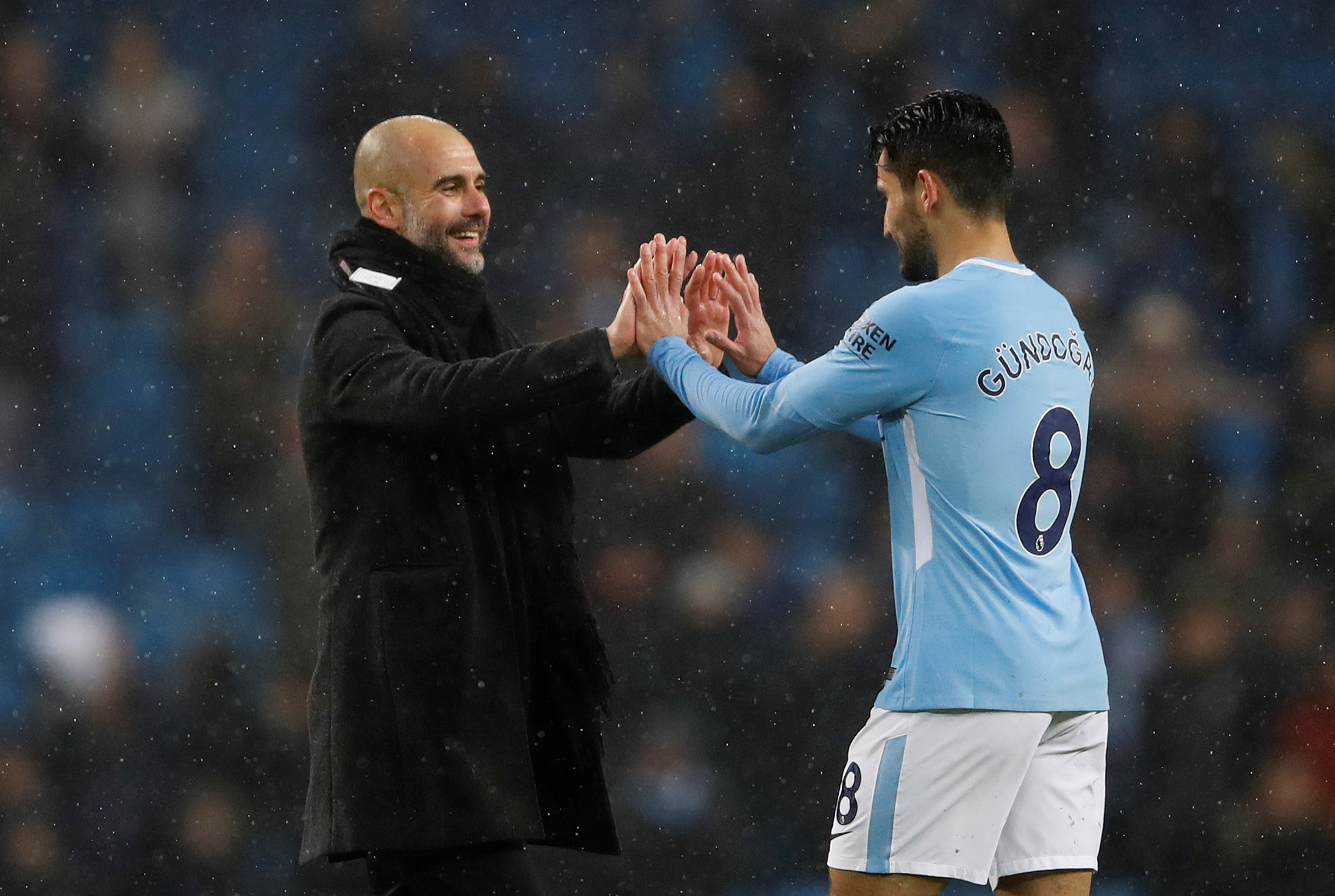 Gündogan y Guardiola