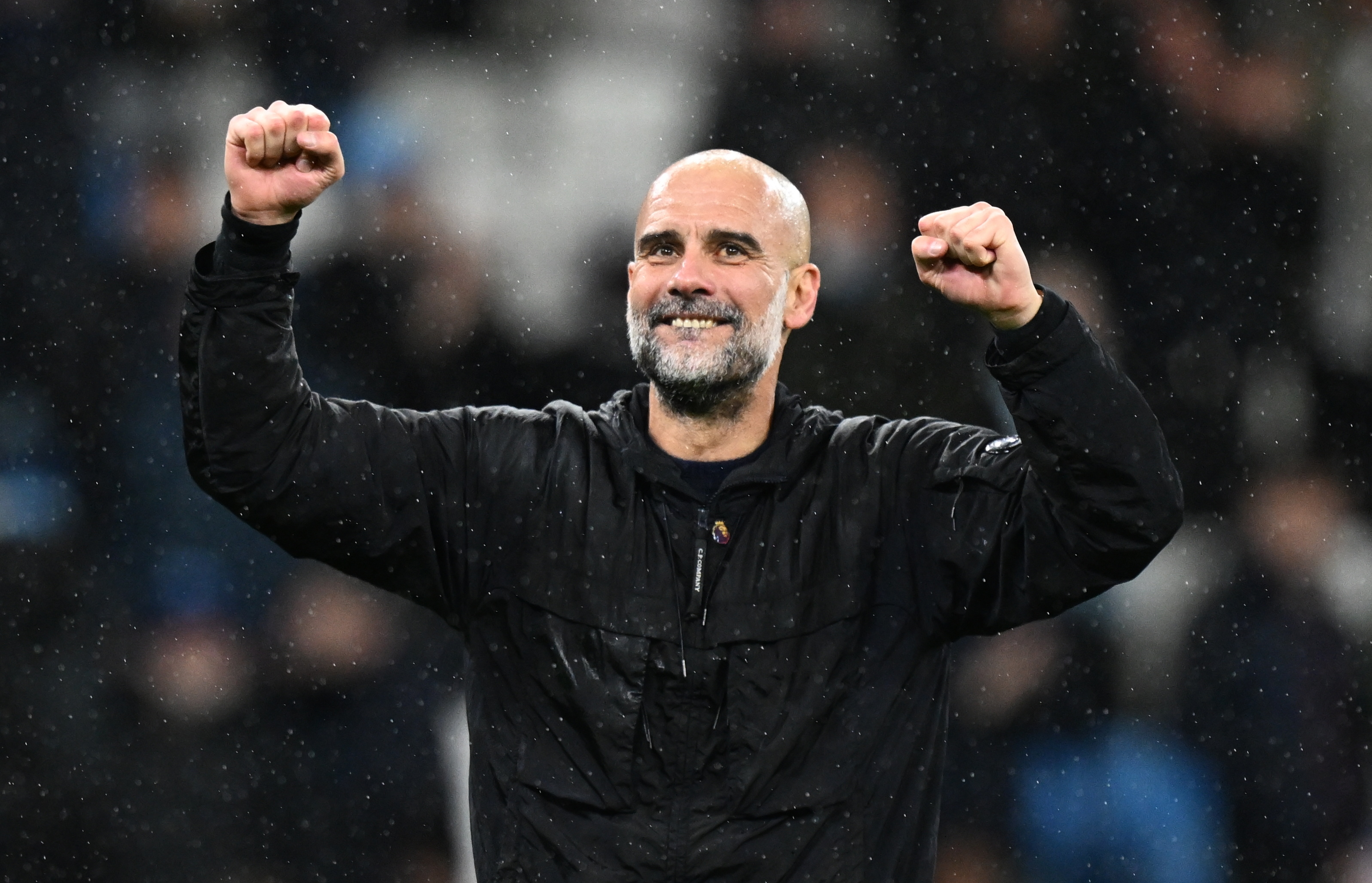 MANCHESTER (United Kingdom), 21/02/2026.- Manchester City manager Pep Guardiola reacts after the English Premier League match between Manchester City and Newcastle United, in Manchester, Britain, 21 February 2026. (Reino Unido) EFE/EPA/PETER POWELL EDITORIAL USE ONLY. No use with unauthorized audio, video, data, fixture lists, club/league logos, 'live' services or NFTs. Online in-match use limited to 120 images, no video emulation. No use in betting, games or single club/league/player publications.
