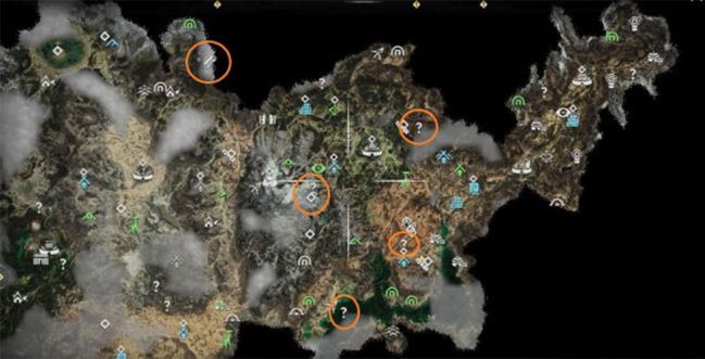 All Black Box locations - Horizon Forbidden West