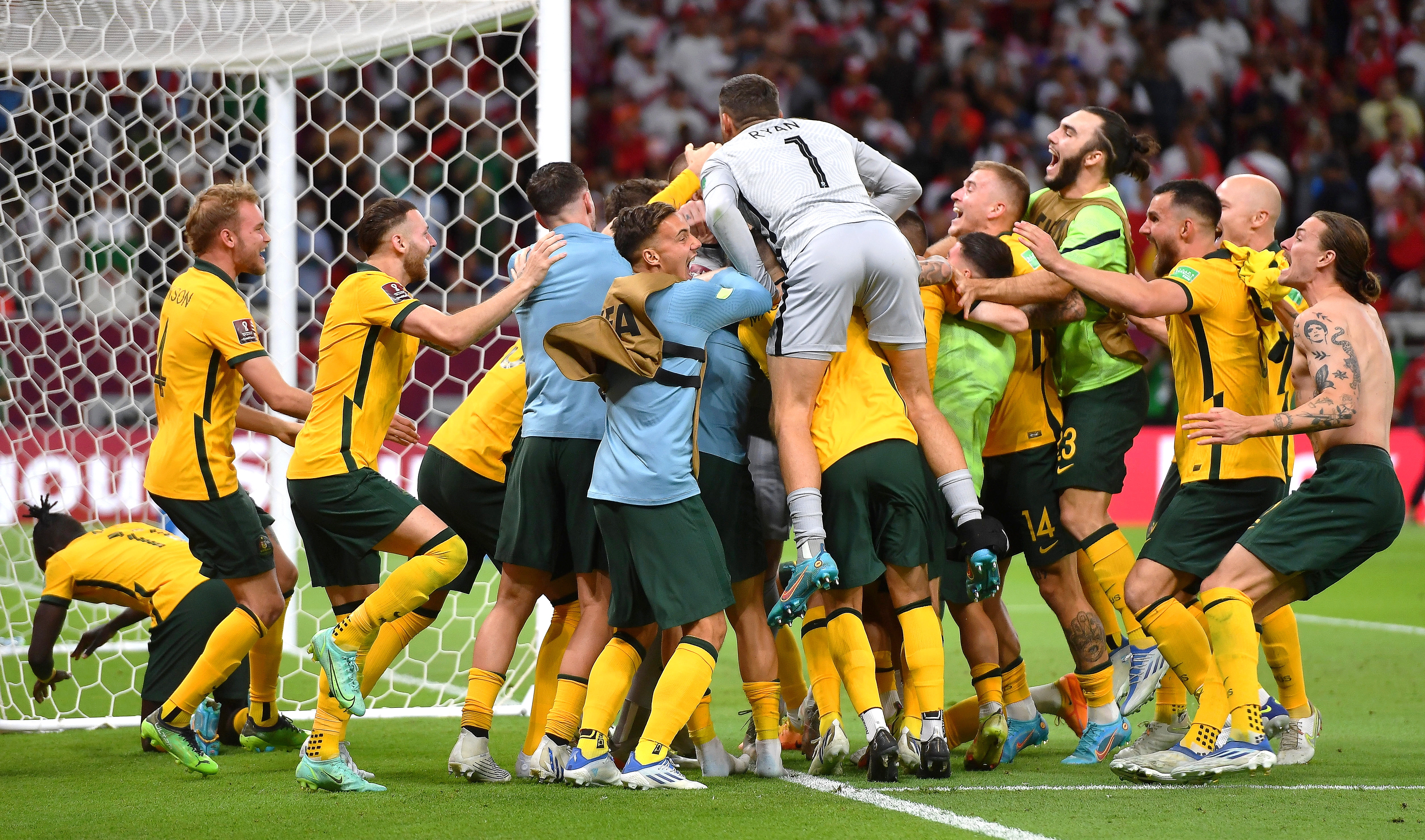 Australia se convierte en la trigésimo primera selección clasificada al Mundial de Qatar