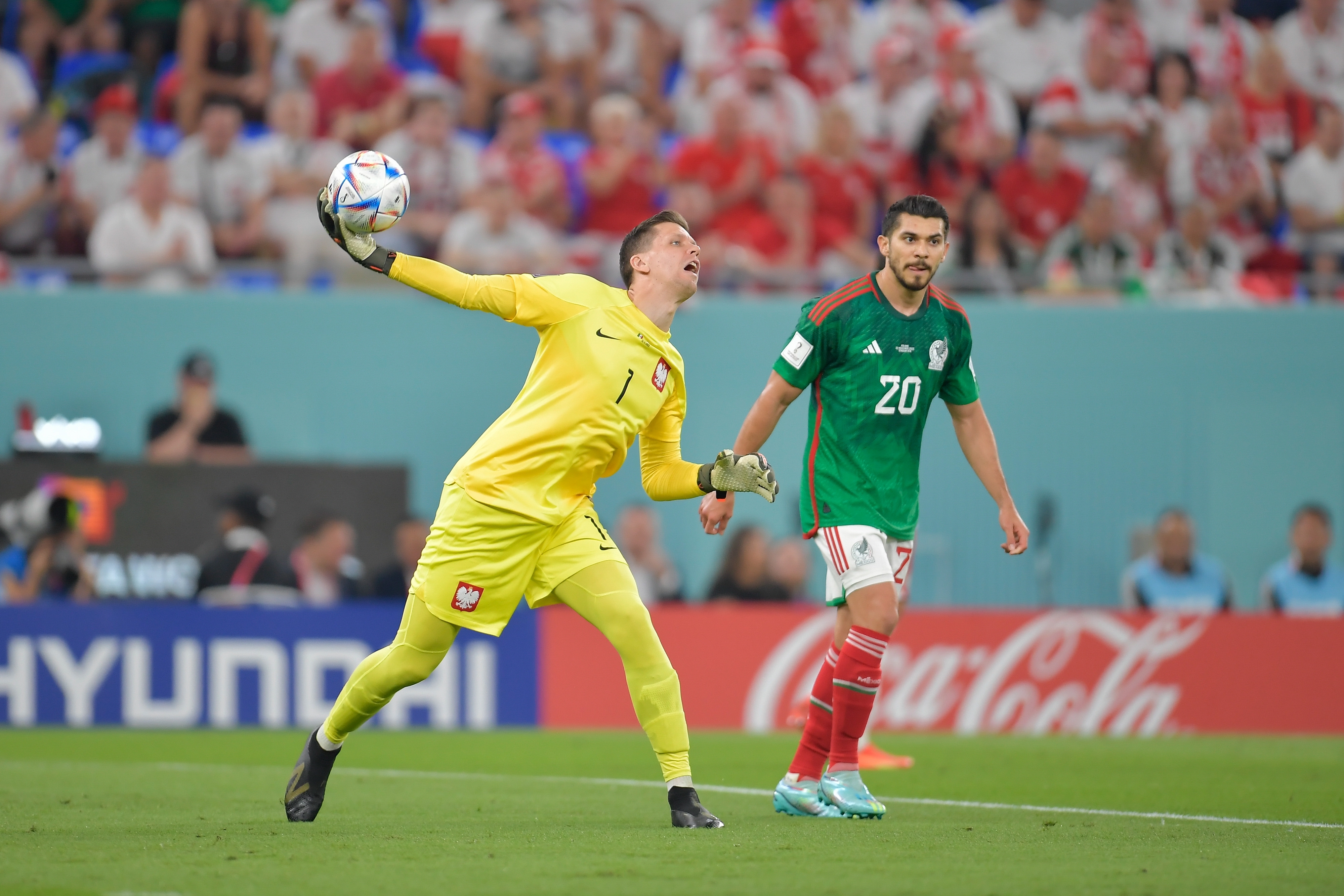 Wojciech Szczesny  of Poland during the game Mexican National Team (Mexico) vs Poland, Corresponding to Group C of the FIFA World Cup Qatar 2022, at 974 Stadium, Ras Abu Aboud, November 22, 2022.

<br><br>

Wojciech Szczesny  de Polonia durante el partido Seleccion Nacional Mexicana (Mexico) vs Polonia, correspondiente al Grupo C de la Copa Mundial de la FIFA Qatar 2022, en el Estadio 974, Ras Abu Aboud, 22 de noviembre de 2022.