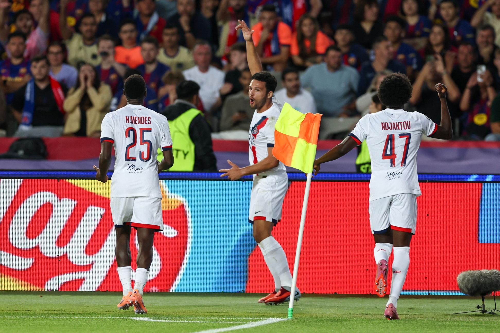 Gonçalo Ramos celebra un gol.