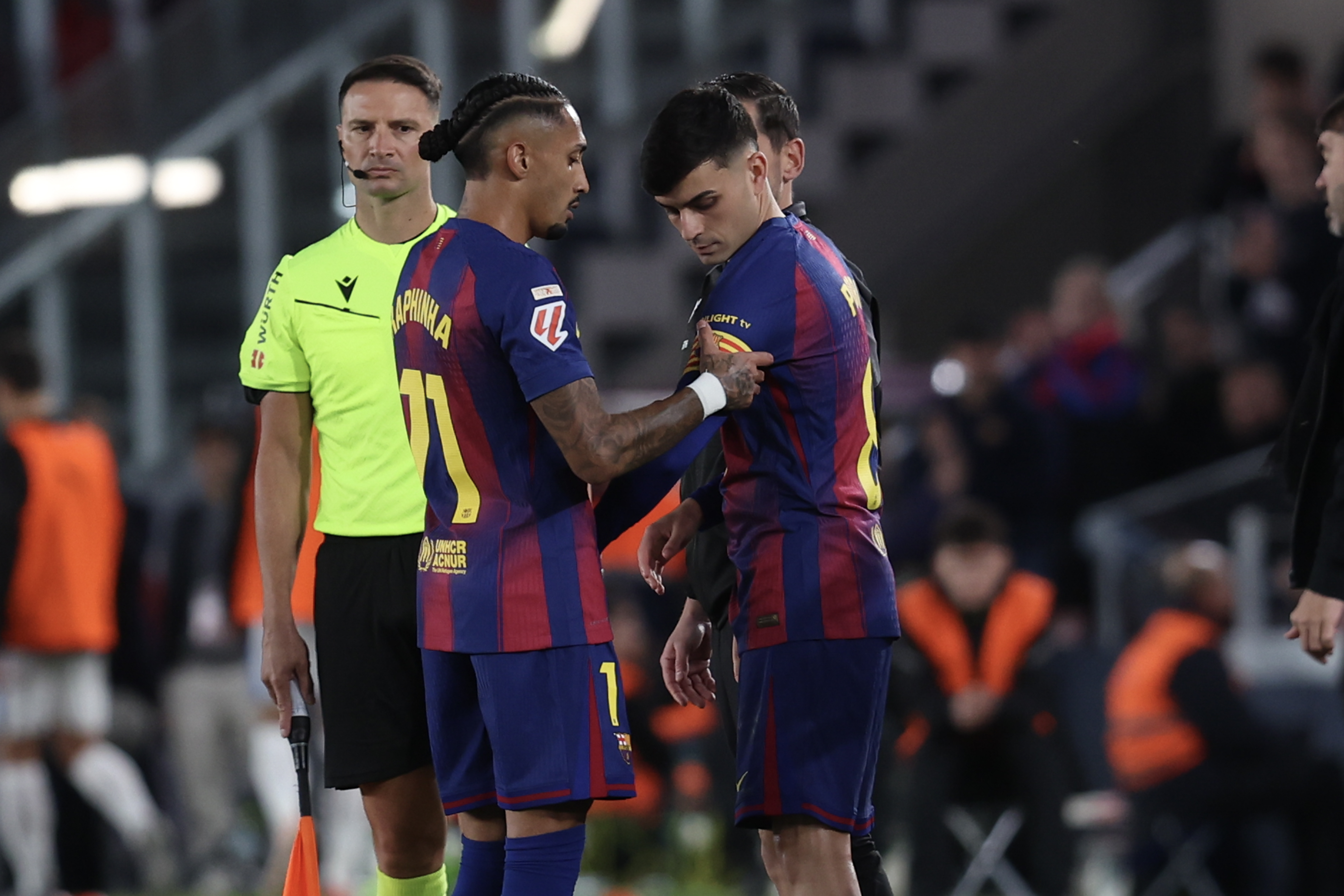 29/11/25 PARTIDO PRIMERA DIVISION
BARCELONA - ALAVES
CAMBIO PEDRI RAPHINHA
