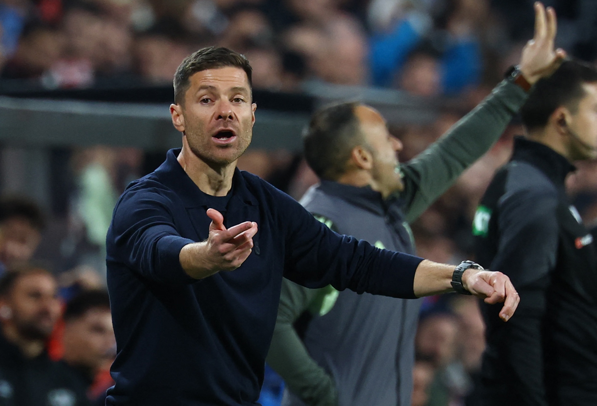 Soccer Football - LaLiga - Rayo Vallecano v Real Madrid - Campo de Futbol de Vallecas, Madrid, Spain - November 9, 2025 Real Madrid coach Xabi Alonso REUTERS/Susana Vera