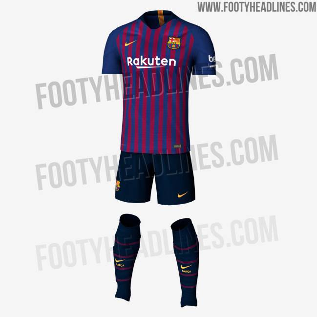 Barcelona | Se filtra la del Barça la temporada 2018-2019 Se filtra camiseta del Barça para la temporada 2018-2019 - AS.com