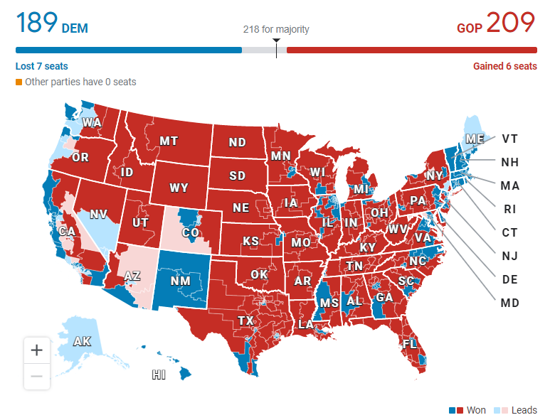 The 2022 Midterm Elections Live Results Map The New Yorker, 43 OFF