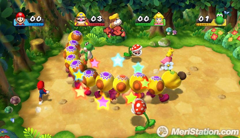 mario party 9 personajes wii