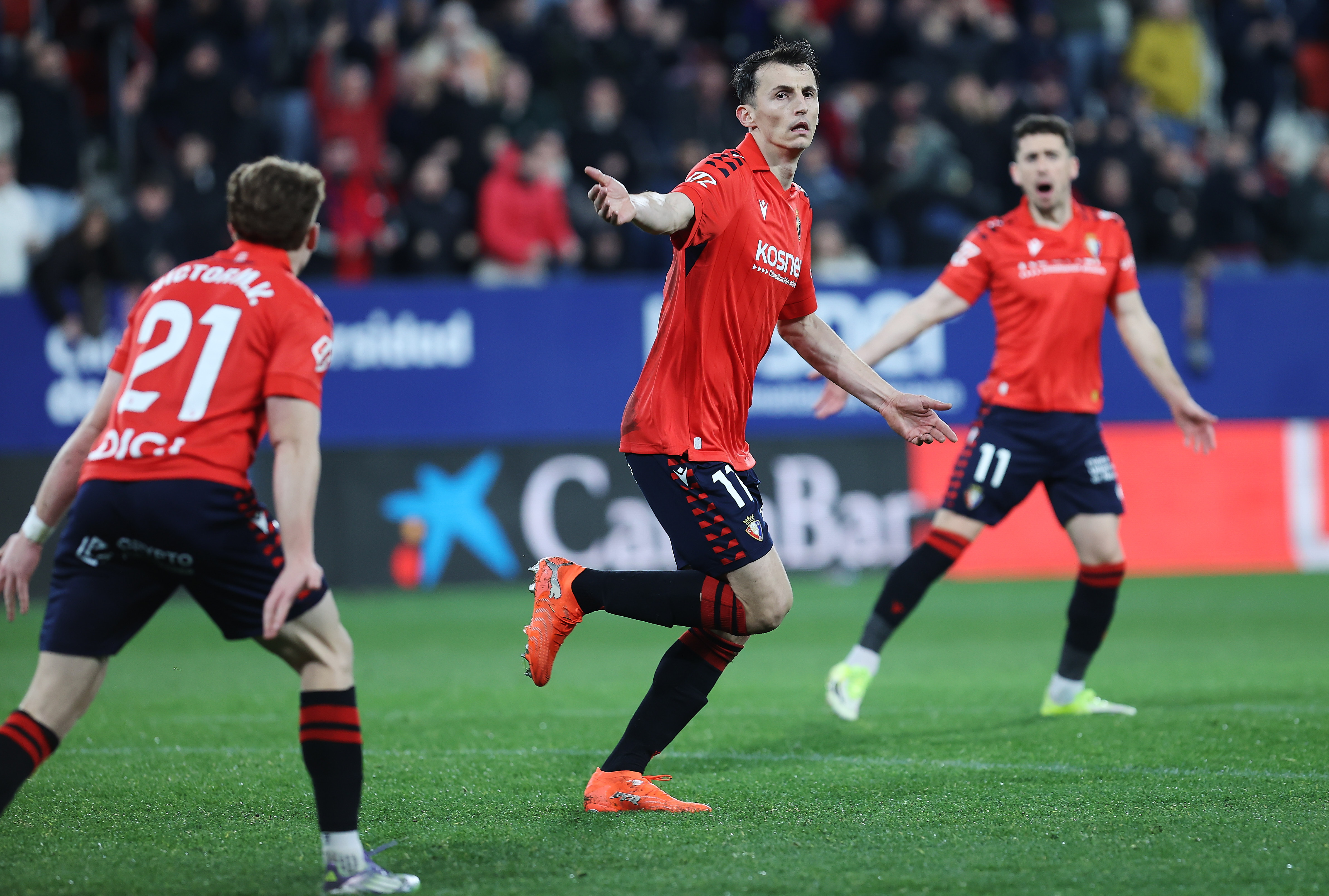 17/01/26 PARTIDO PRIMERA DIVISION jornada 20
OSASUNA - REAL OVIEDO 
GOL ALEGRIA ANTE BUDIMIR