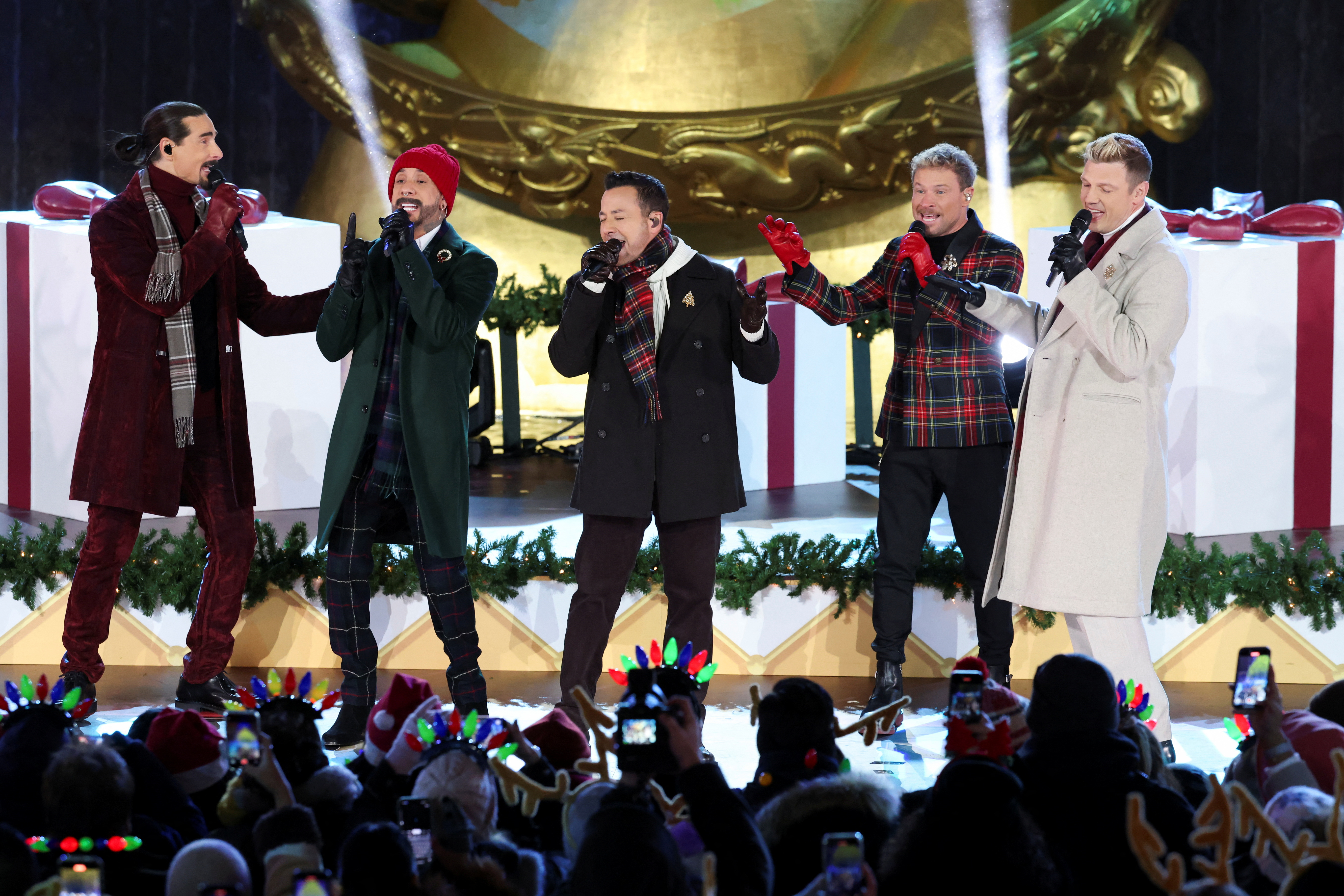 Follow the Rockefeller Center Christmas ceremony live as beloved performs take to the stage in the annual event hosted by NBC.