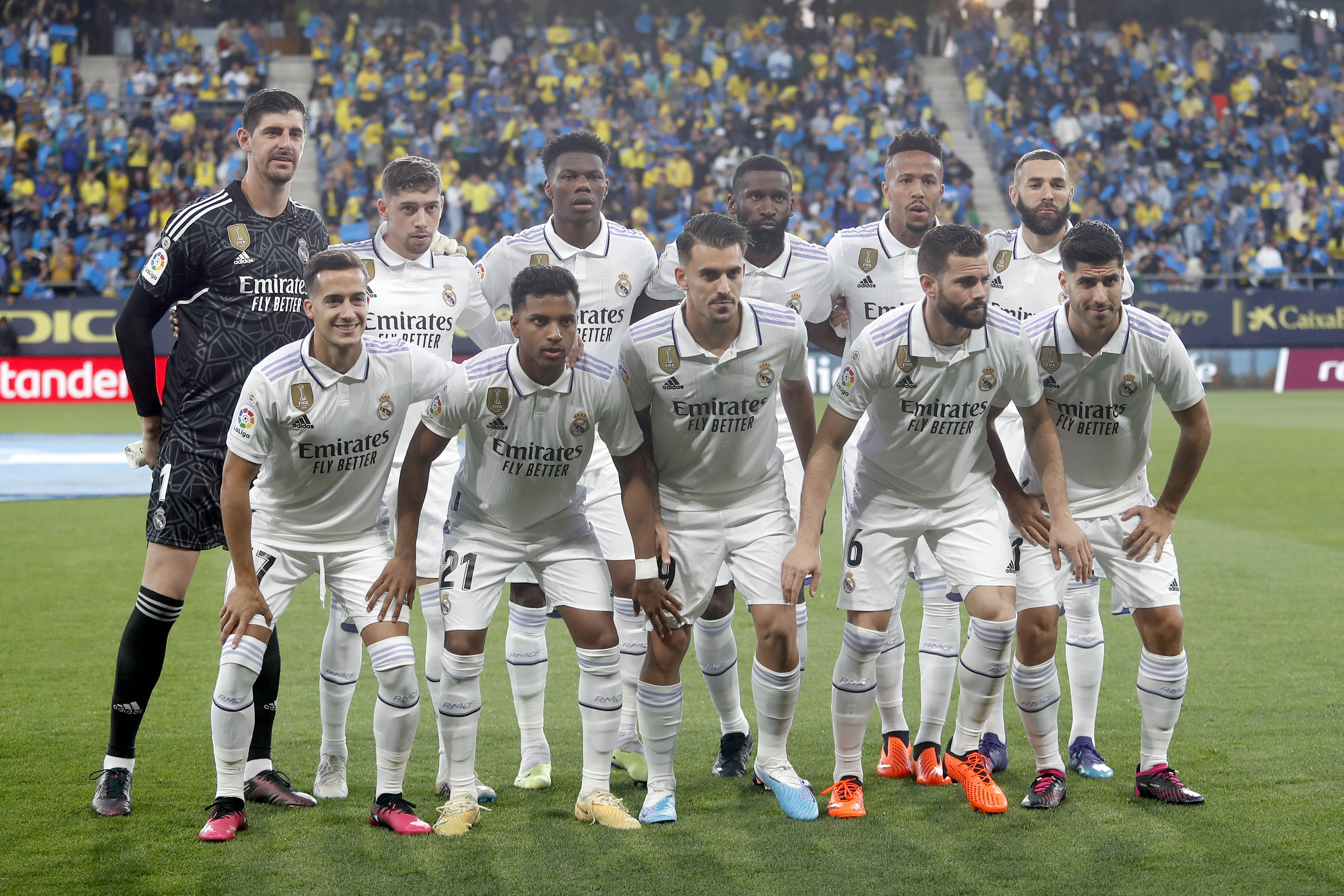 Once inicial real madrid