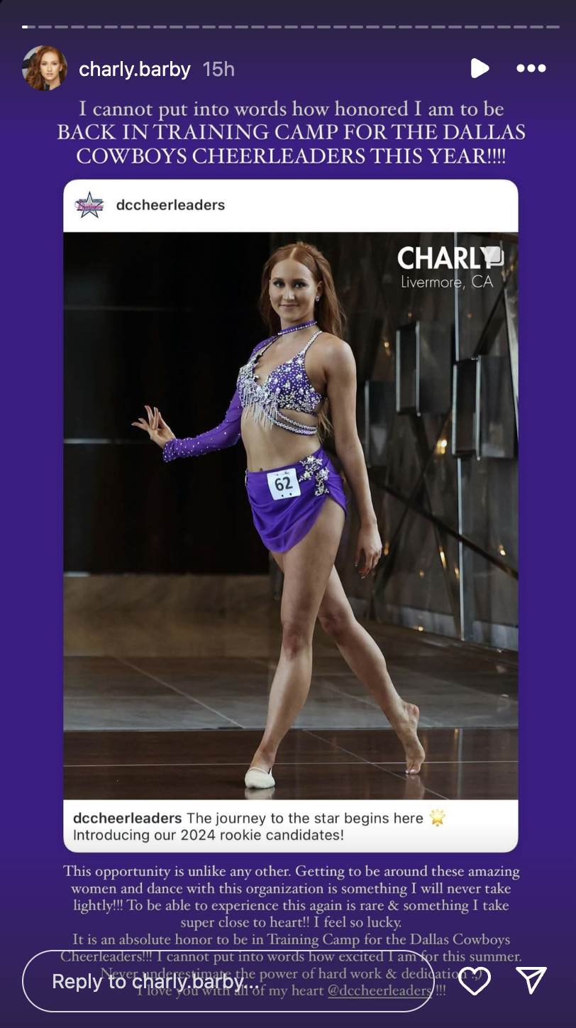 Dallas Cowboys Cheerleaders 2024