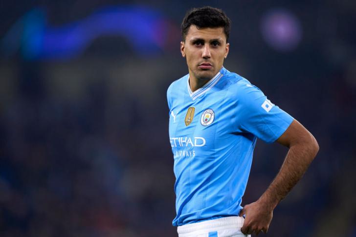 Rodri, con el City.