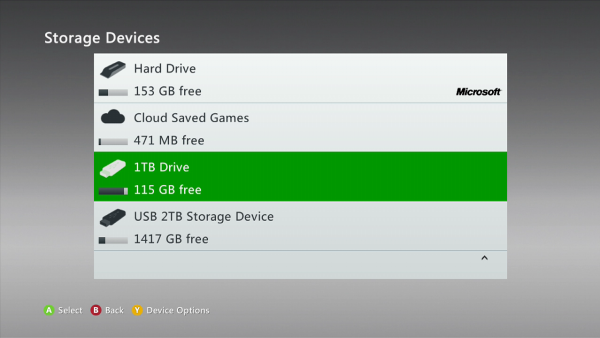 Xbox 360 soporta ahora discos duros de 2 TB -