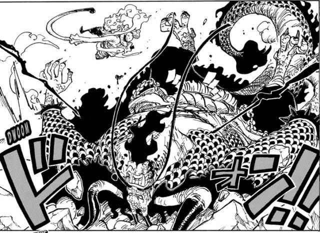 Awakened Luffy (Gear 5) vs Kaido full fight Manga 