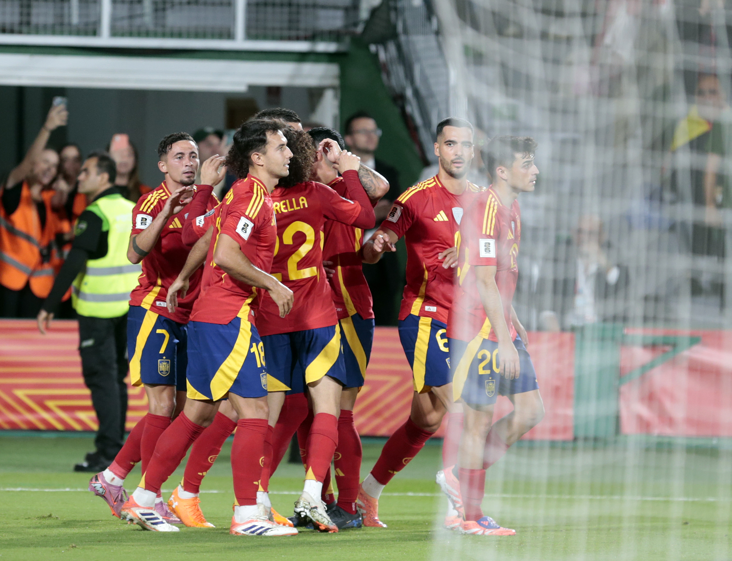11/10/25 PARTIDO CLASIFICACION MUNDIAL 2026
ESTADIO MARTINEZ VALERO
SELECCION ESPAÑOLA ESPAÑA - GEORGIA
PRIMER GOL YEREMY PINO 1-0 ALEGRIA