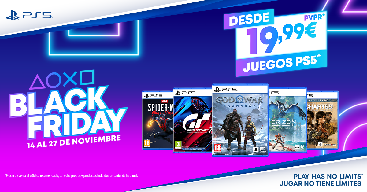 Ofertas de PS5 Black Friday: consolas, juegos y accesorios - Digital Trends  Español