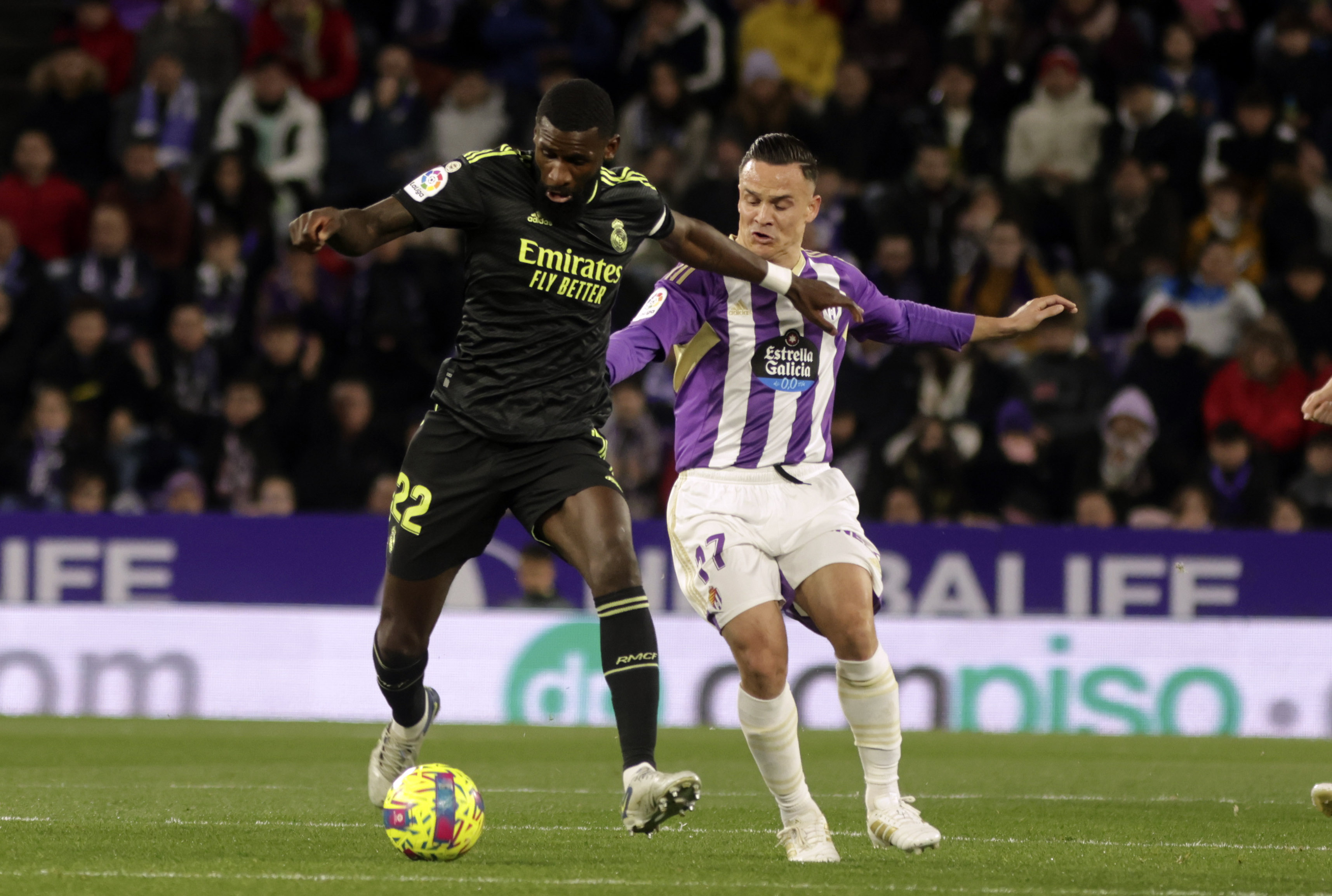 30/12/22 PARTIDO PRIMERA DIVISION
REAL VALLADOLID - REAL MADRID
RUDIGER Y ROQUE MESA