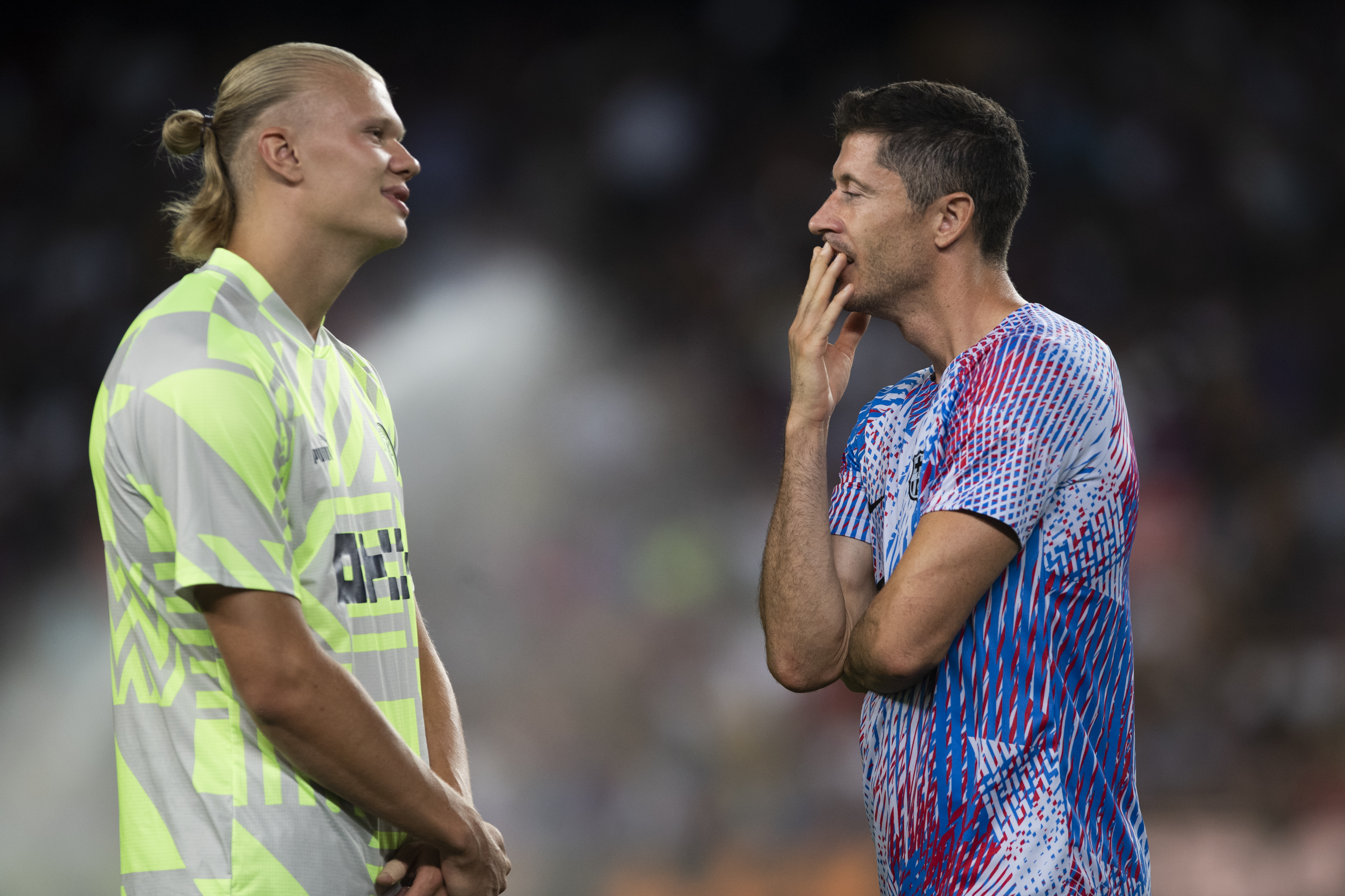 24/08/22 PARTIDO AMISTOSO EN BENEFICIO FUNDACION INVESTIGACION ELA
BARCELONA - MANCHESTER CITY
HAALAND  LEWANDOWSKI 