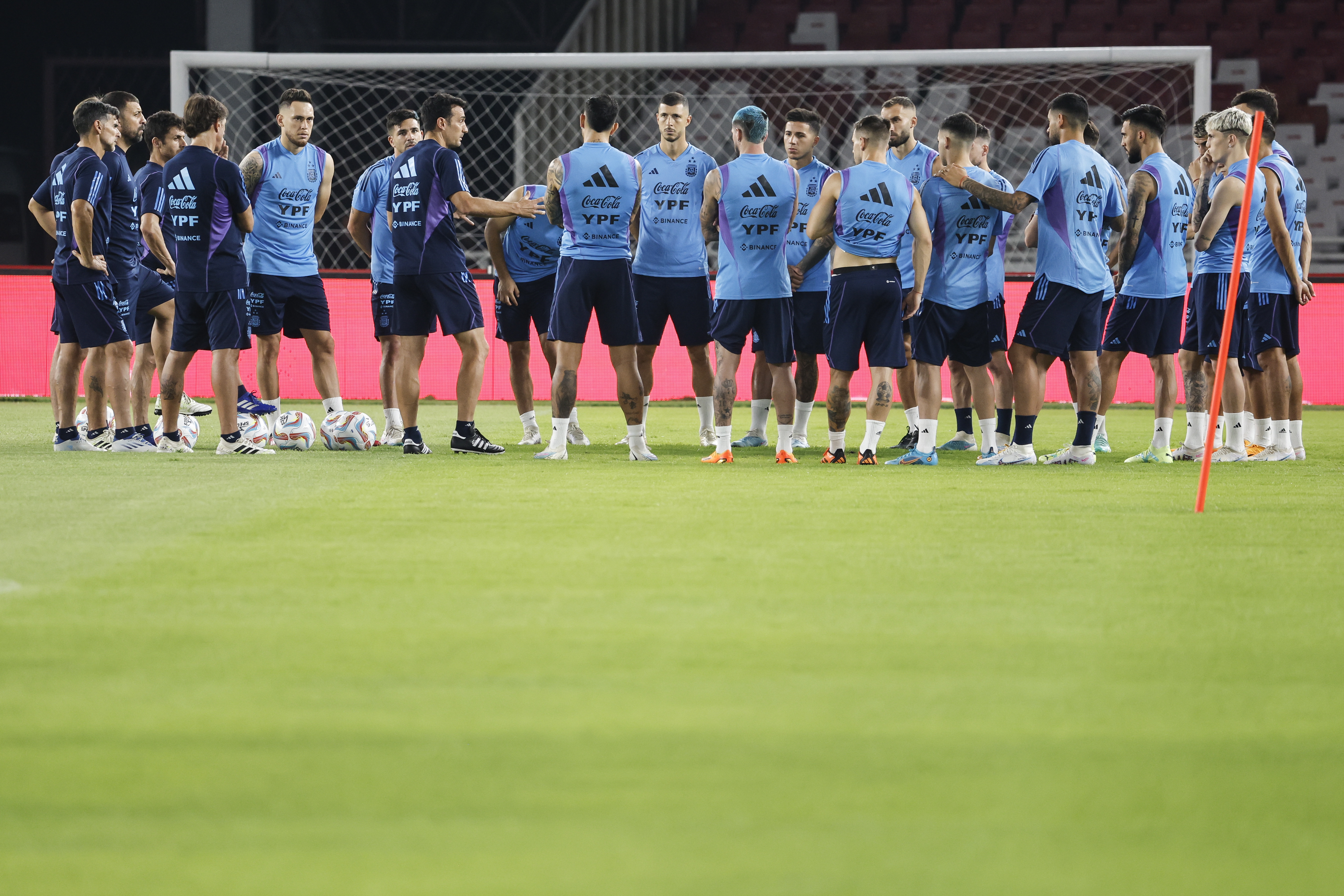 Formación posible de Argentina ante Indonesia en el partido amistoso internacional