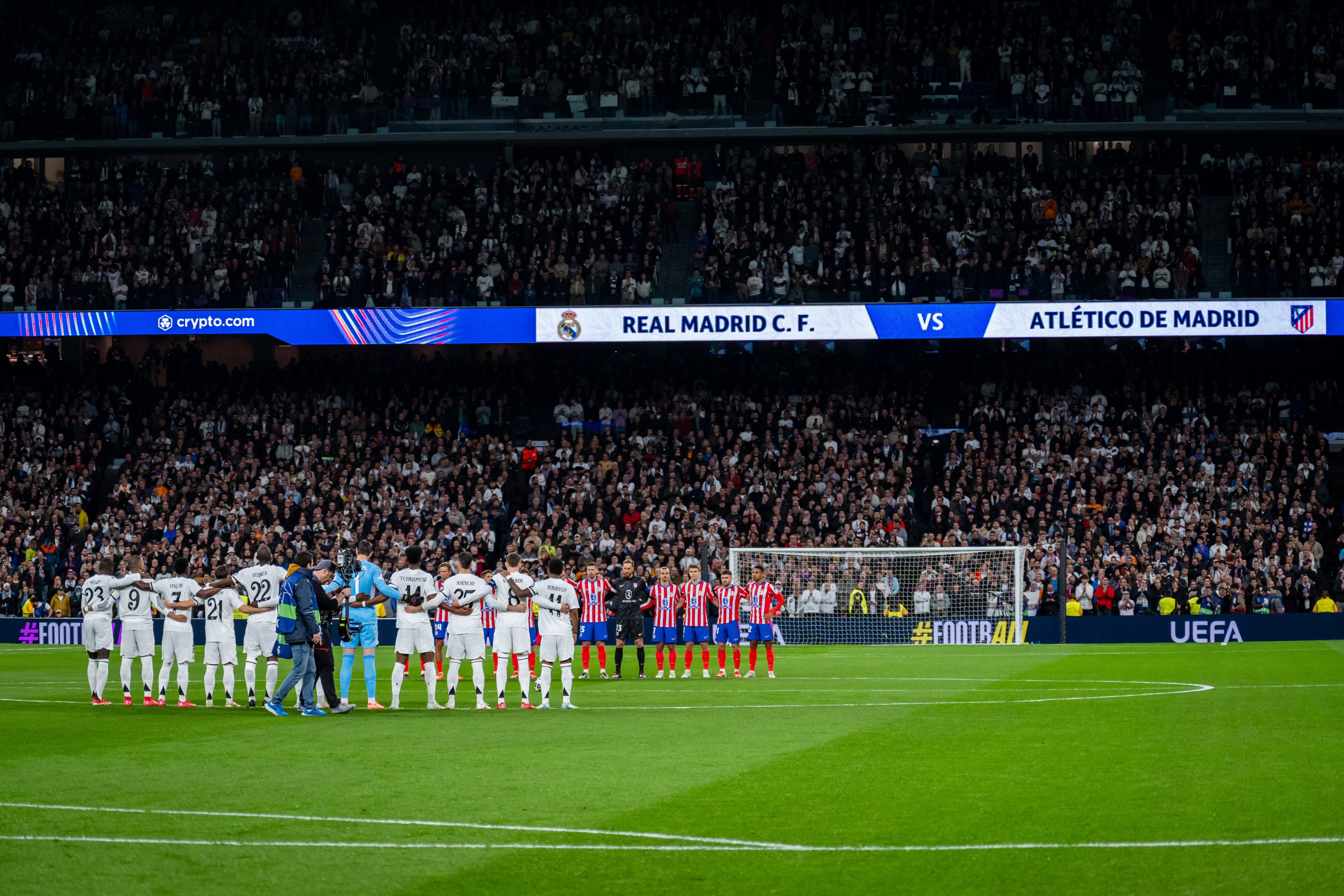 Real Madrid y Atlético, en el Bernabéu.