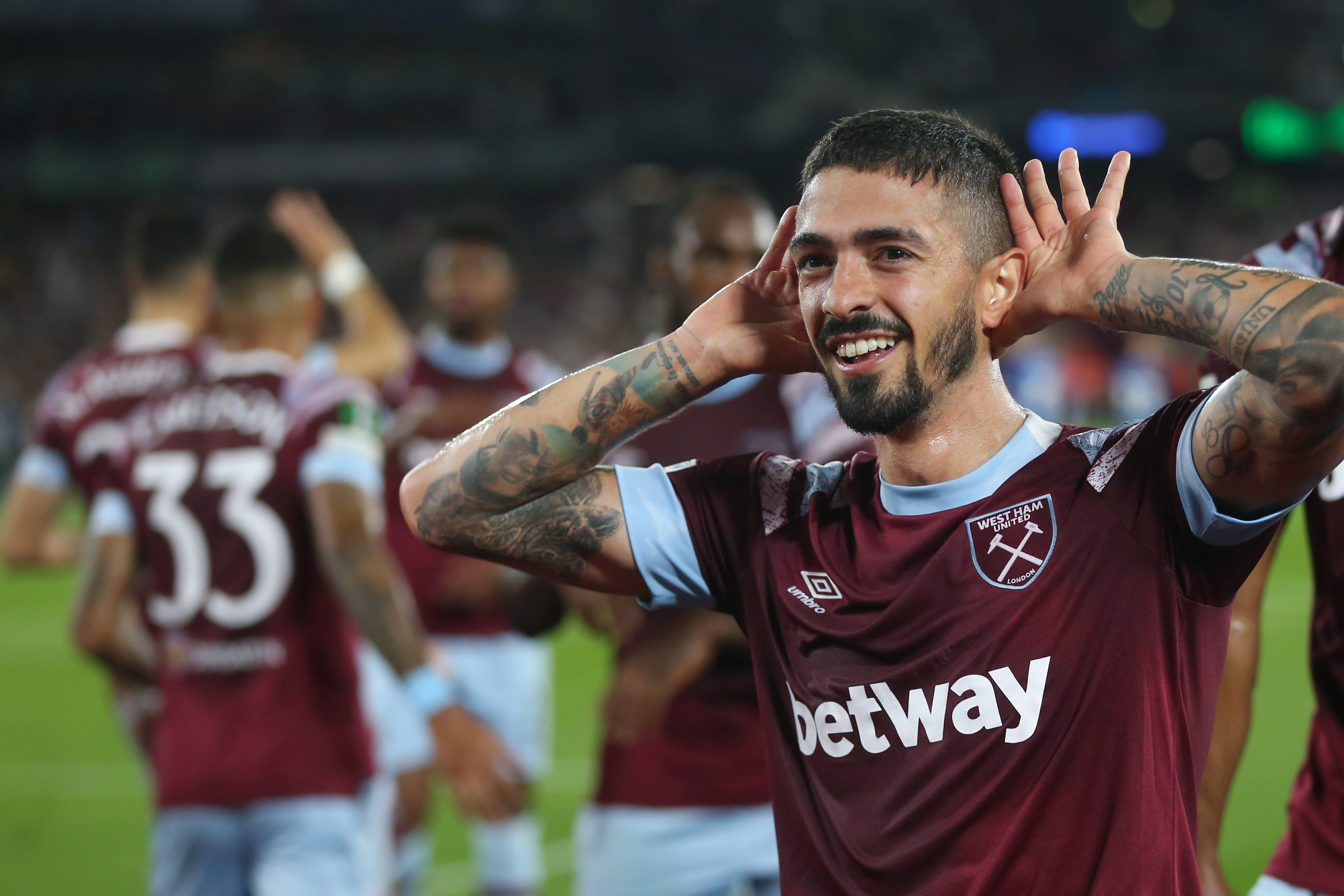 Lanzini, adiós por lo alto