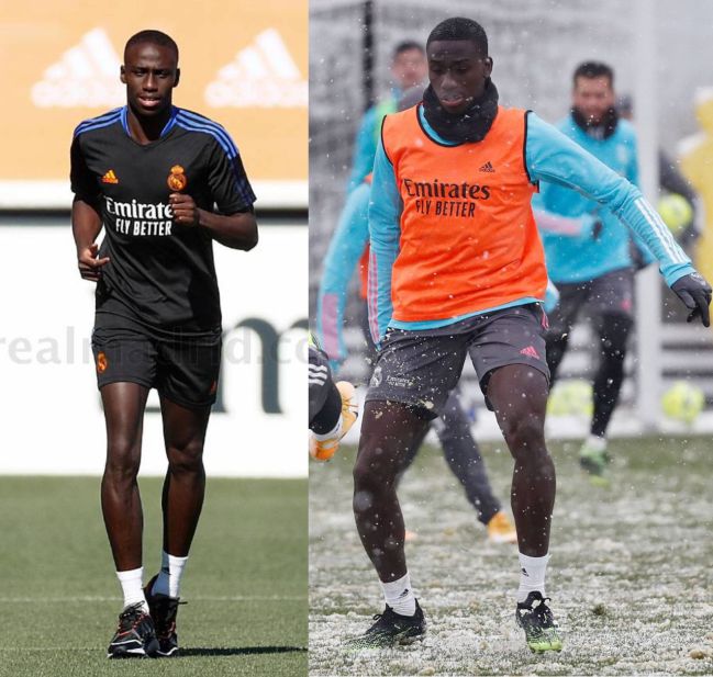 Ferland Mendy returns to Real Madrid training after long injury