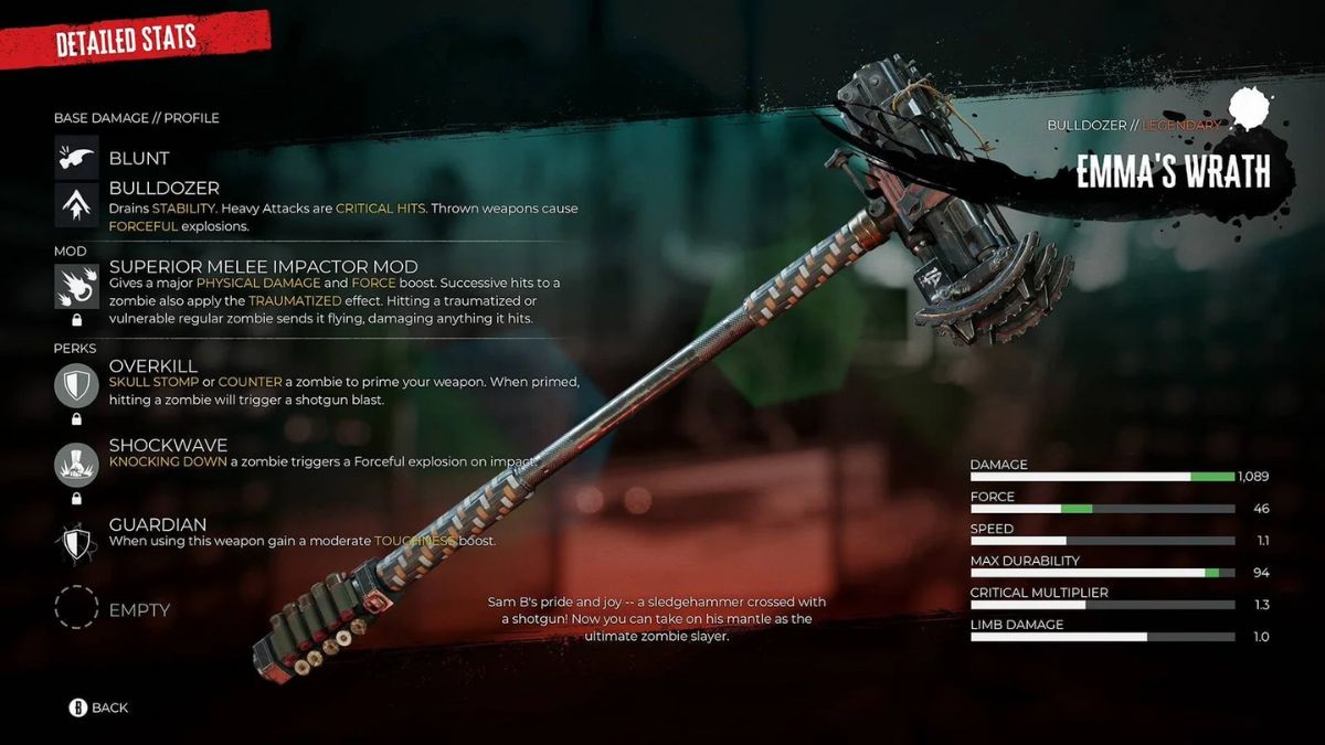 The Best Weapons In Dead Island 2: Early Weapons, Legendary Weapons, And  Best Guns - GameSpot