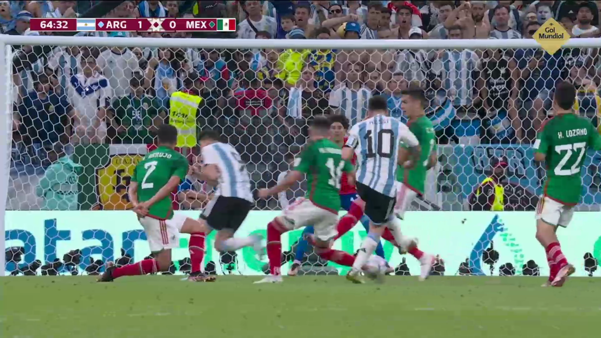 El golazo de Messi en el Argentina-México que ya es historia del Mundial de Qatar 2022 
