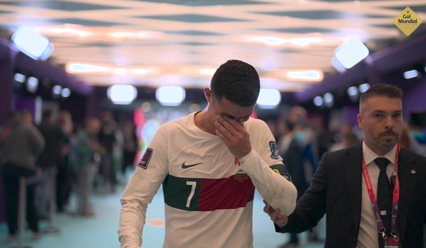 La imagen que va a dar la vuelta al mundo: el adiós de Cristiano en los Mundiales desolado