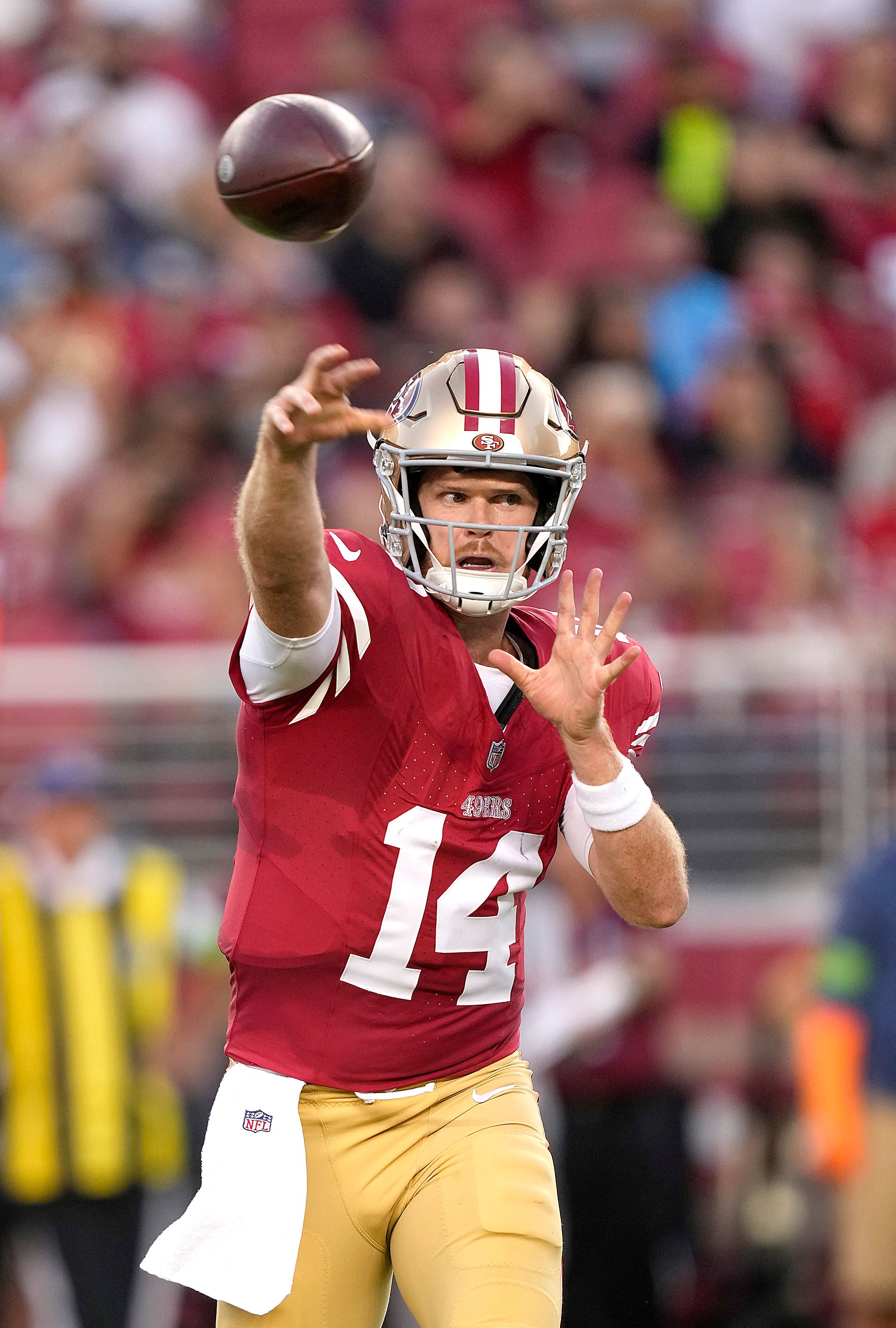 The #49ers are naming Sam Darnold their No. 2 quarterback and the team is  exploring options with Trey Lance, sources tell me and @RapSheet. Darnold  will back up Brock Purdy, while the