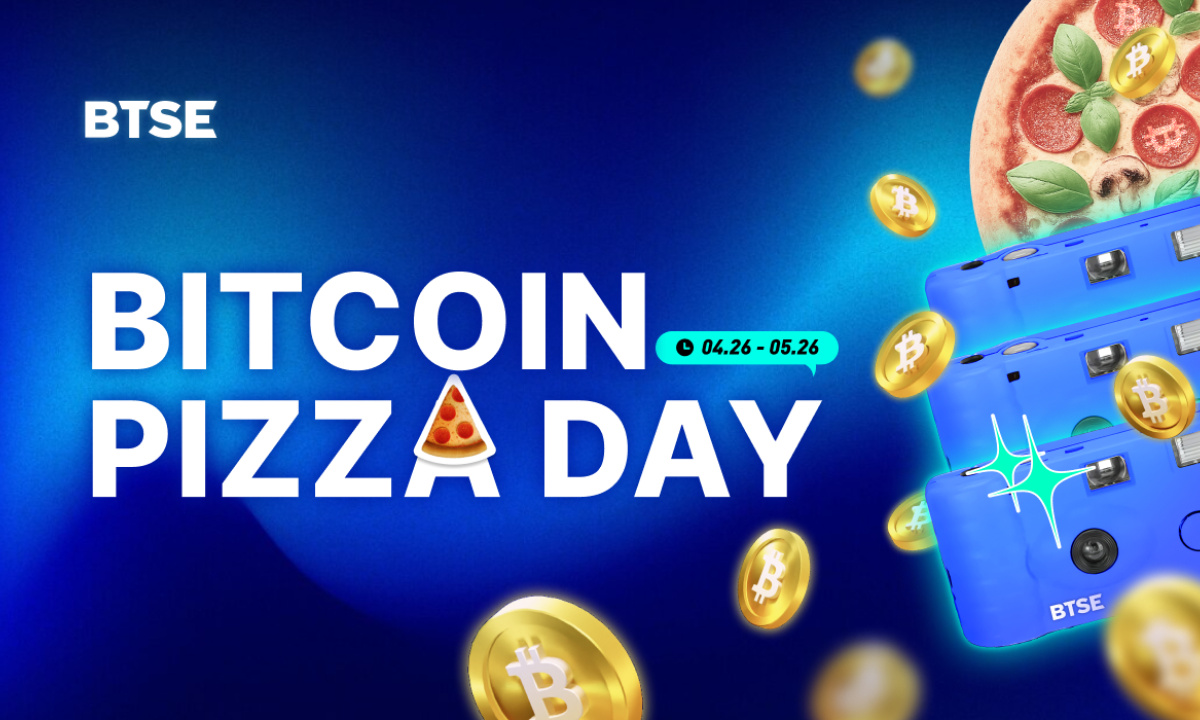 BTSE Celebrates Bitcoin Pizza Day 2025 with $5.22mn Trading Competition and  Community Giveaways – DL News