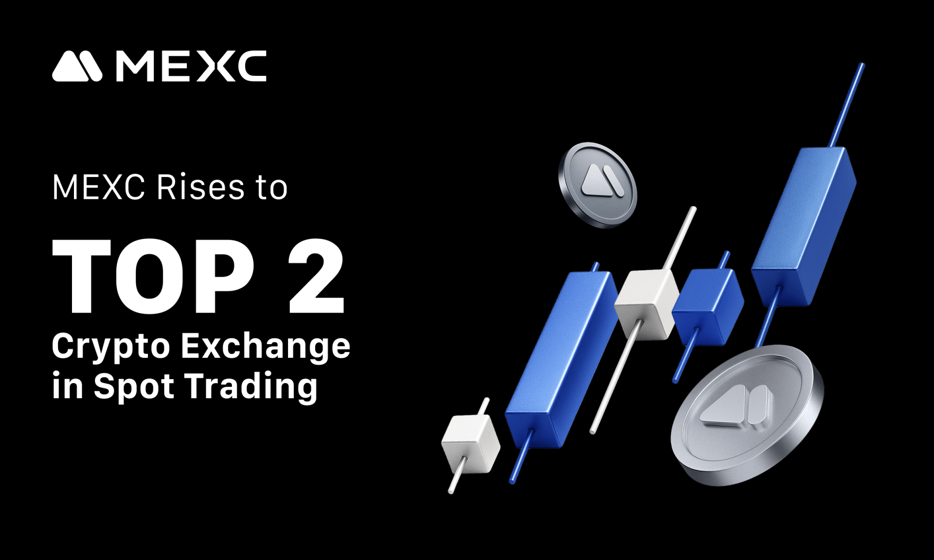 MEXC Rises to Top 2 Crypto Exchange, Capturing 8.6% Market Share in Spot  Trading – DL News