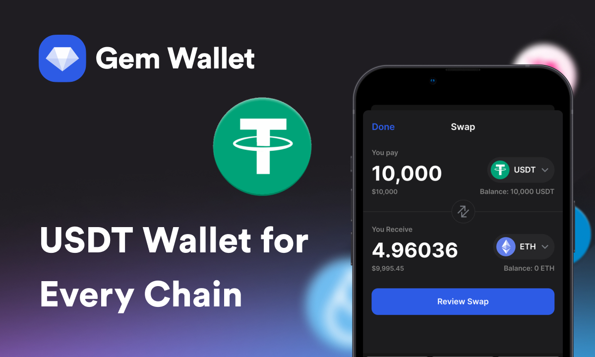 Gem Wallet Adds Cross-Chain USDT Support with Integrated Swaps, Bridges,  and Scam Protection – DL News