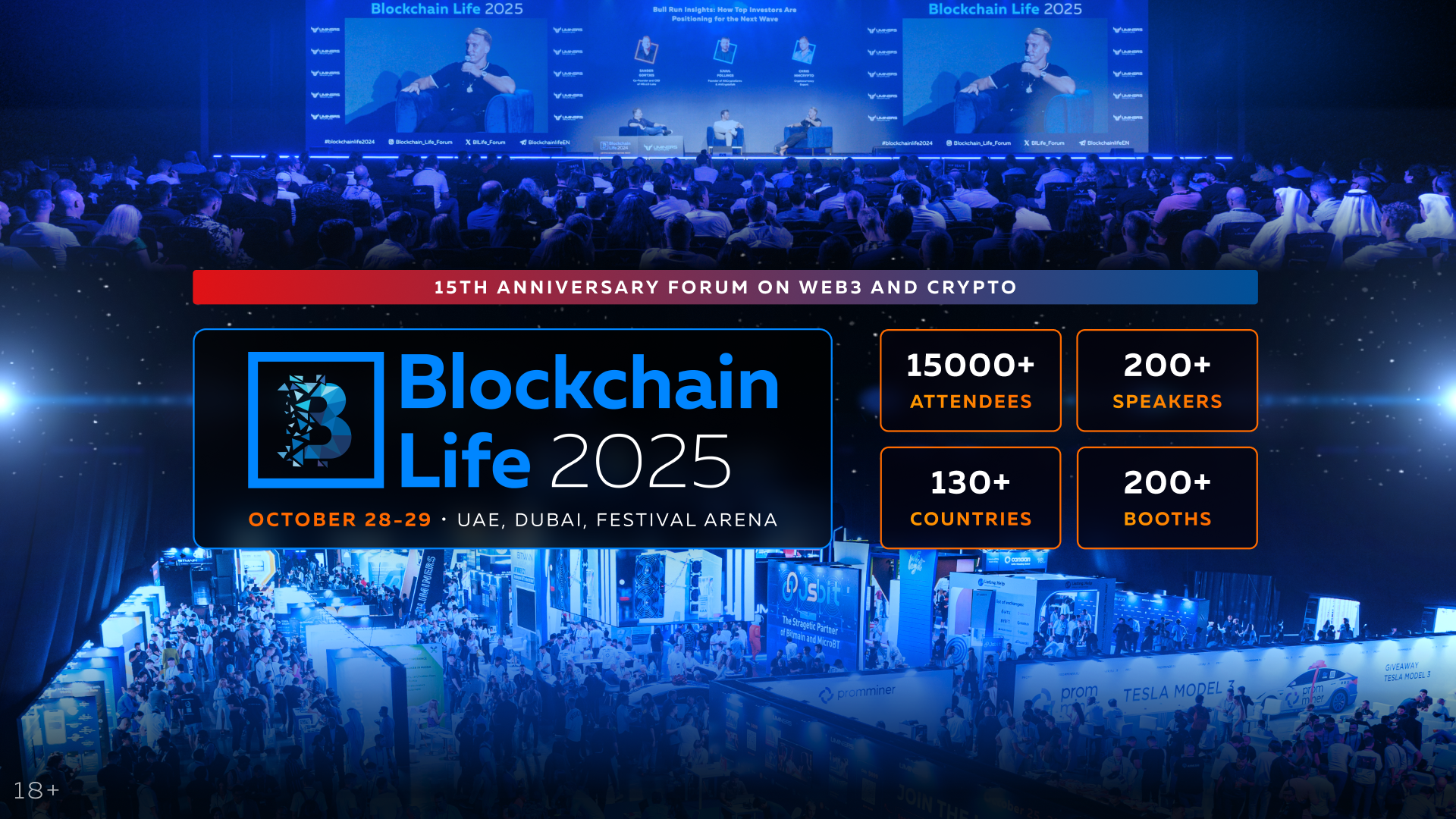 The 15th Anniversary Blockchain Life Forum gathers global crypto leaders in  Dubai on October 28–29! – DL News