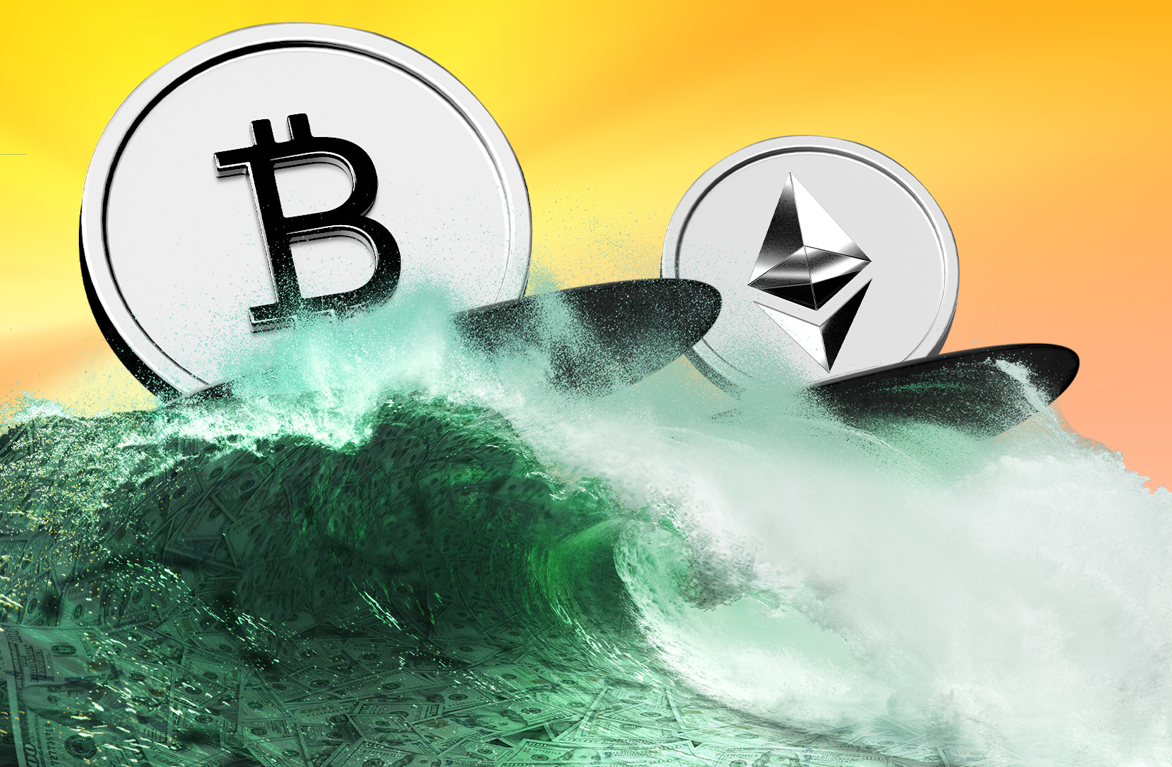 Bitcoin, Ethereum lie flat following negative ETF flows – DL News