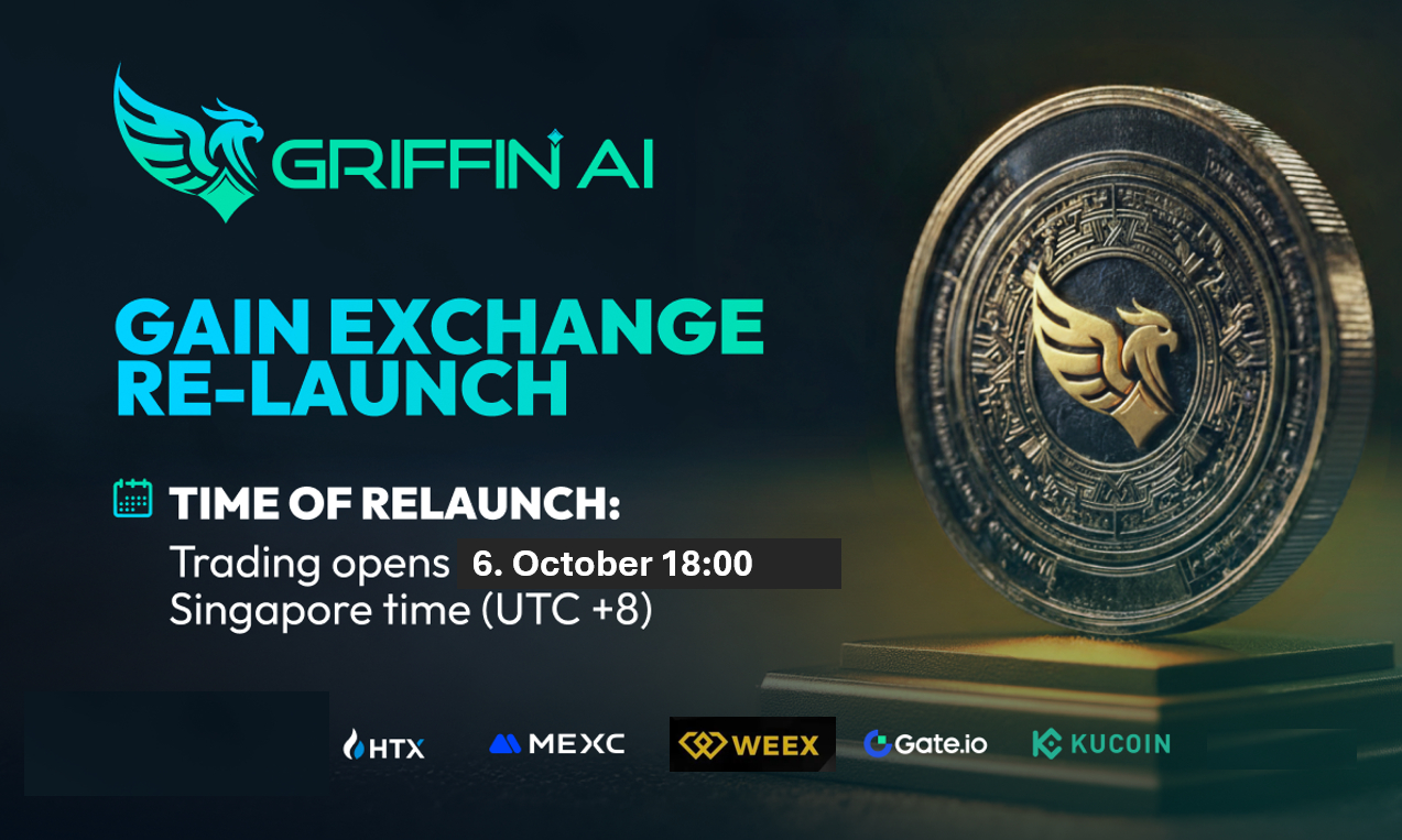 The wait is over: Griffin AI is re-launching its GAIN token on major  exchanges – DL News