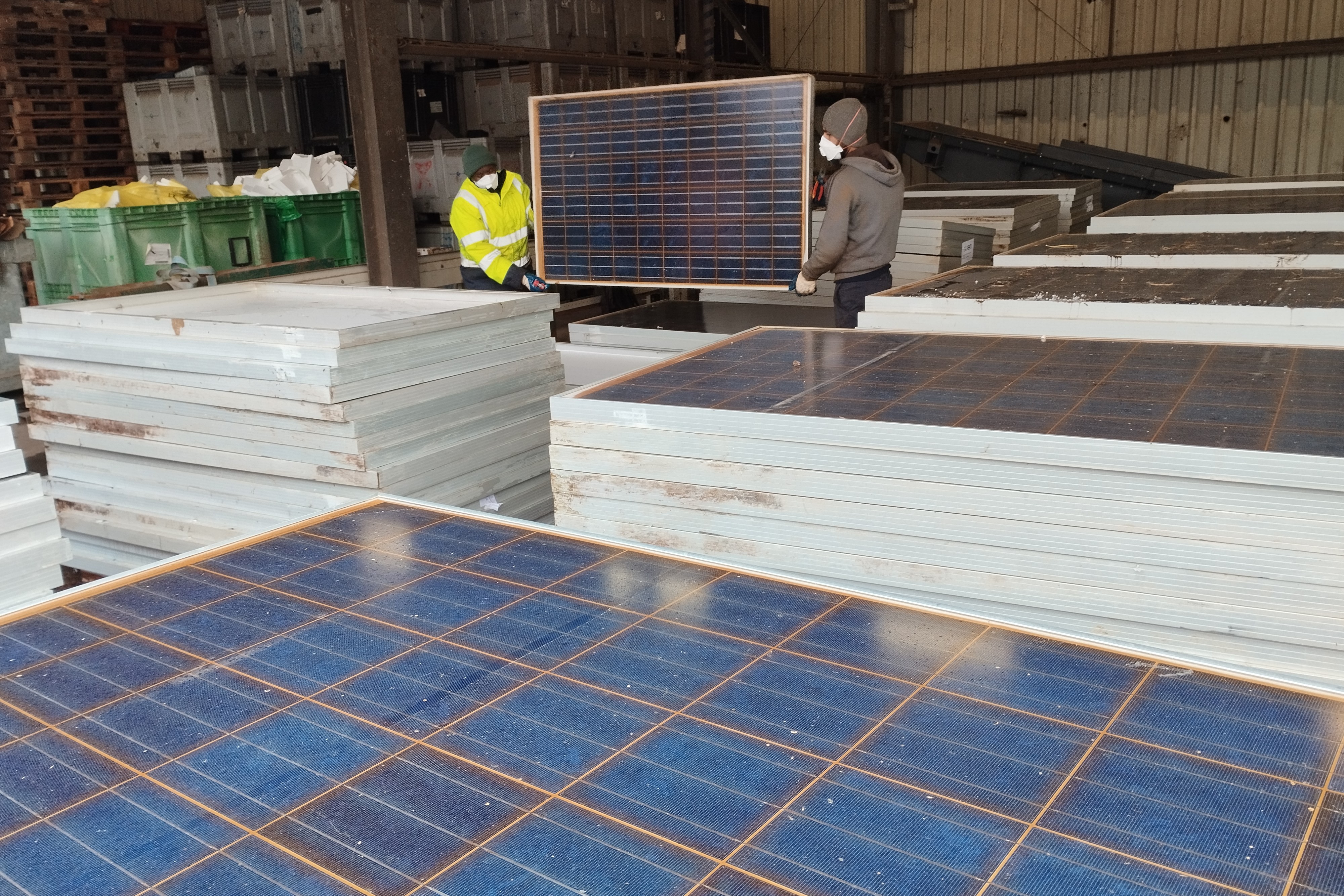 Panneau Solaire En Ferraille 8 Livres / 3.6kg - Pour Récupération De