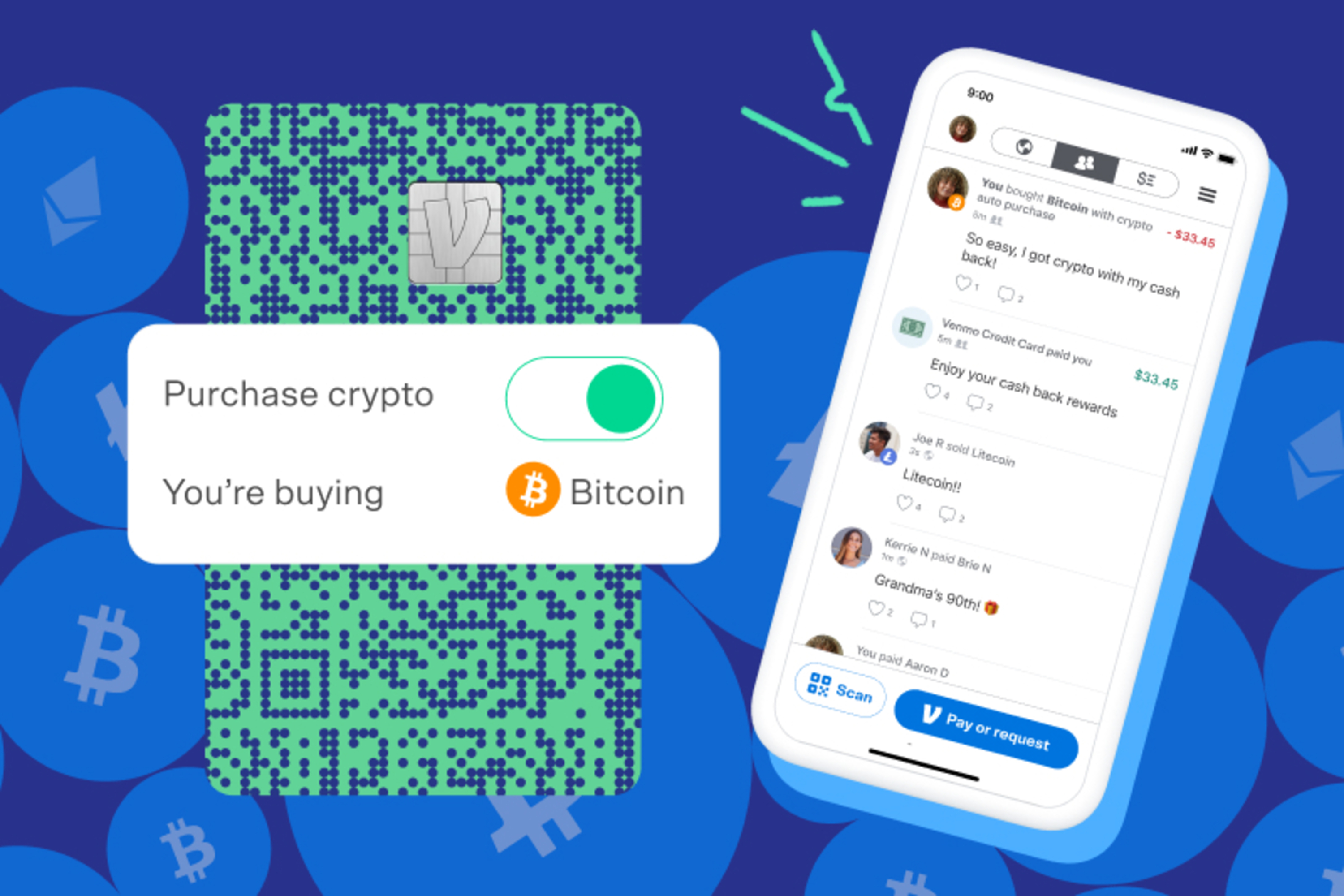 Venmo introduit une fonctionnalité de cash back en cryptomonnaie