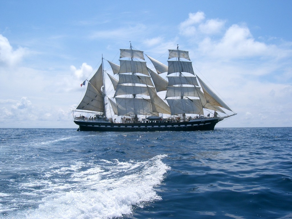 BATEAUX - VOILIERS - Le Belem - Construit aux Chantiers Dubigeon de