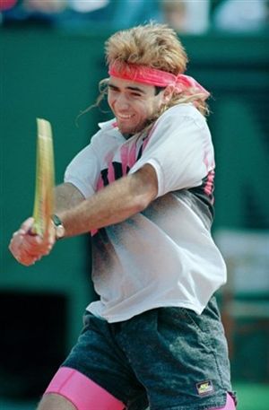 agassi perruque